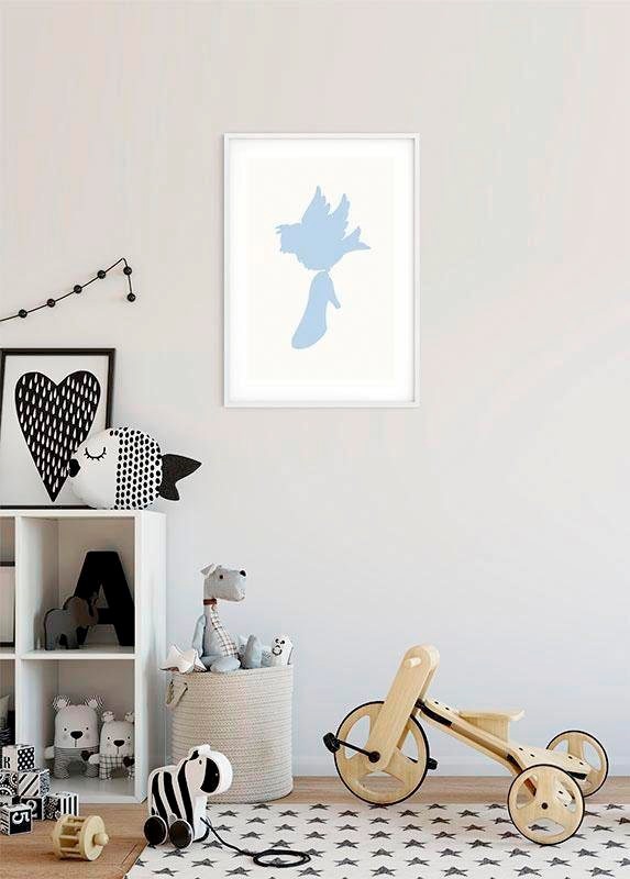 Komar Bild »Cinderella Bird«, Disney, (1 St.), Wandbild zur Dekoration im Kinderzimmer - ohne Rahmen