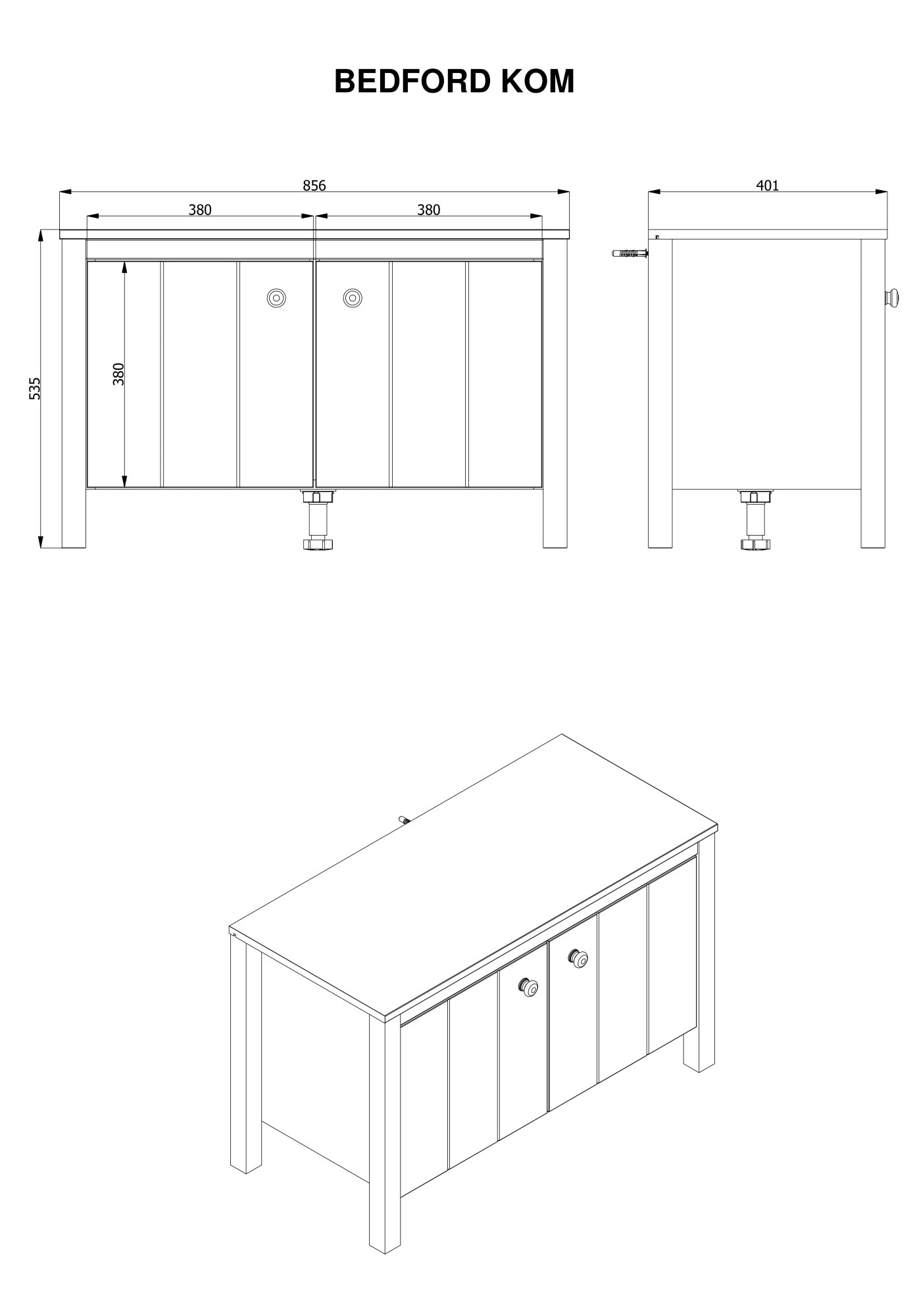 Home affaire Schuhbank »Bedford, Schuhschrank, Schuhregal, Schuhtruhe, Schuhkommode, Sitzbank« mit zwei Türen (dahinter zwei Fächer)