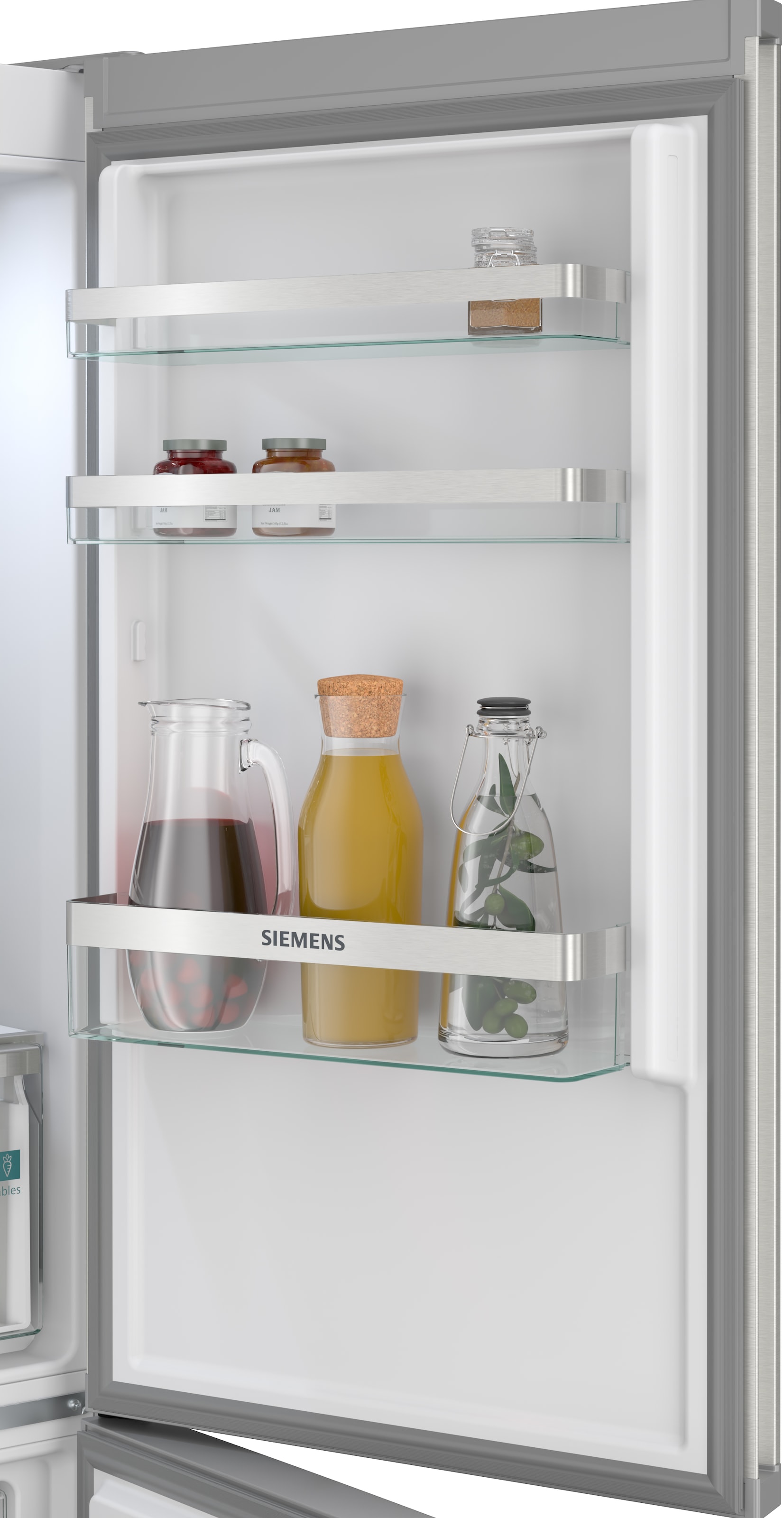 SIEMENS Kühl-/Gefrierkombination iQ300 »KG36NVIBG« 186 cm hoch 60 cm breit hyperFresh System für frisches Obst und Gemüse sowie Total noFrost