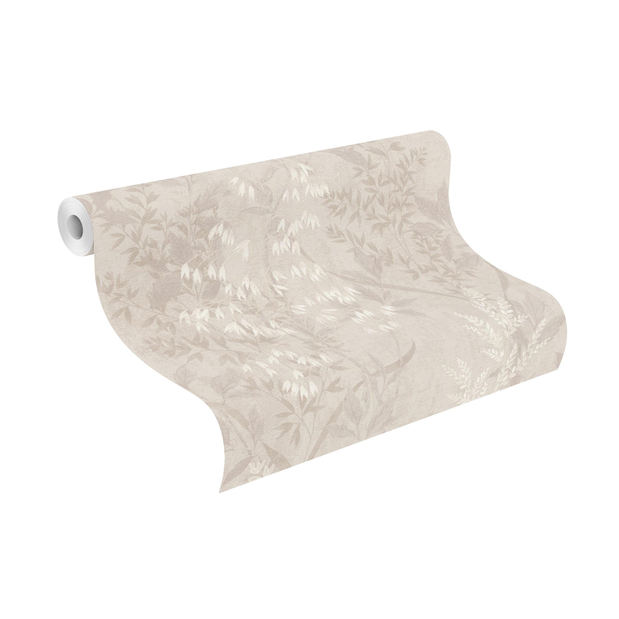 Rasch Papiertapete »mit Blattranken« botanisch strukturiert Blätter