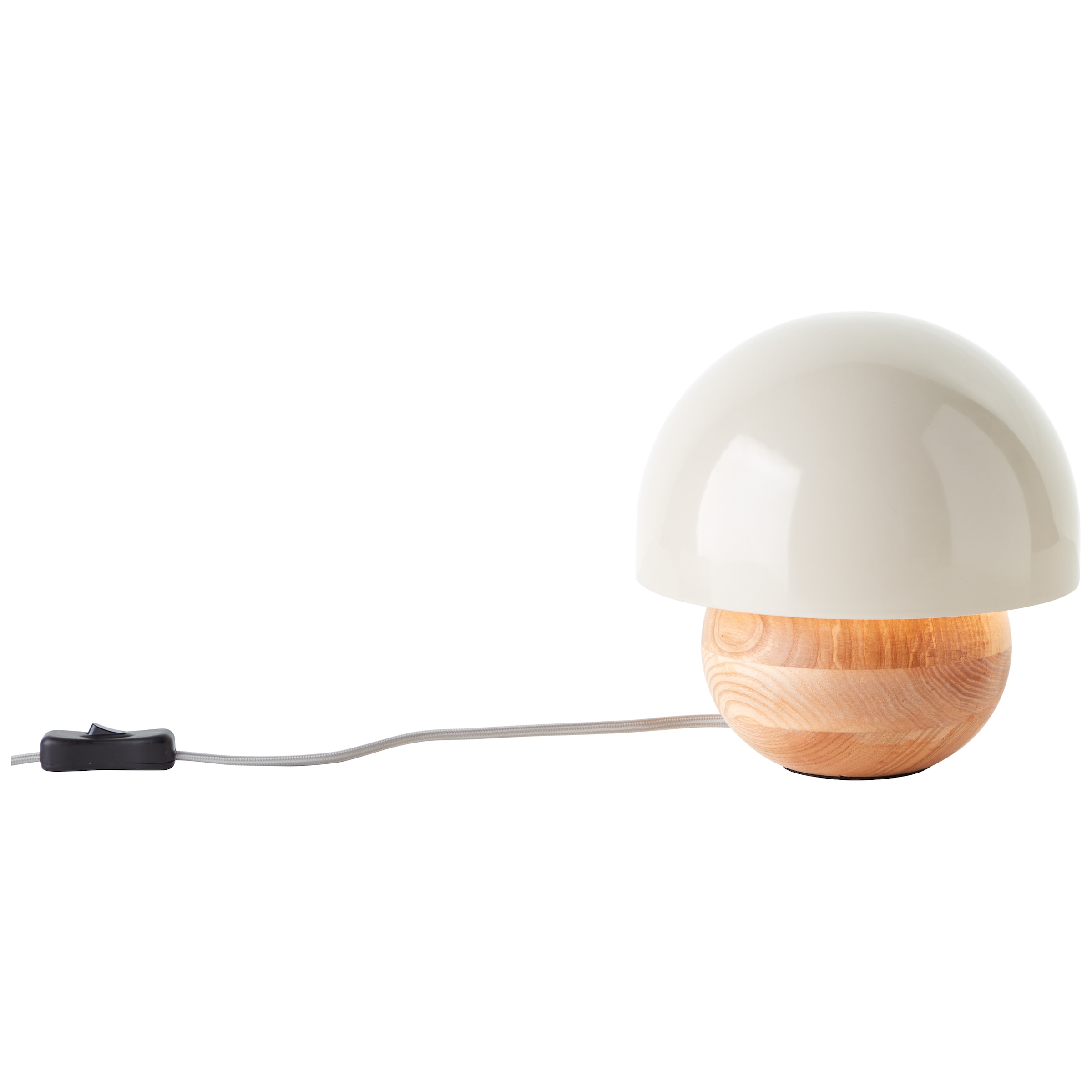Brilliant Tischleuchte »Nalam«, 1 flammig, Leuchtmittel E14 | ohne Leuchtmittel, Pilz-Tischleuchte, Ø 20 cm, E14, Holz/Metall