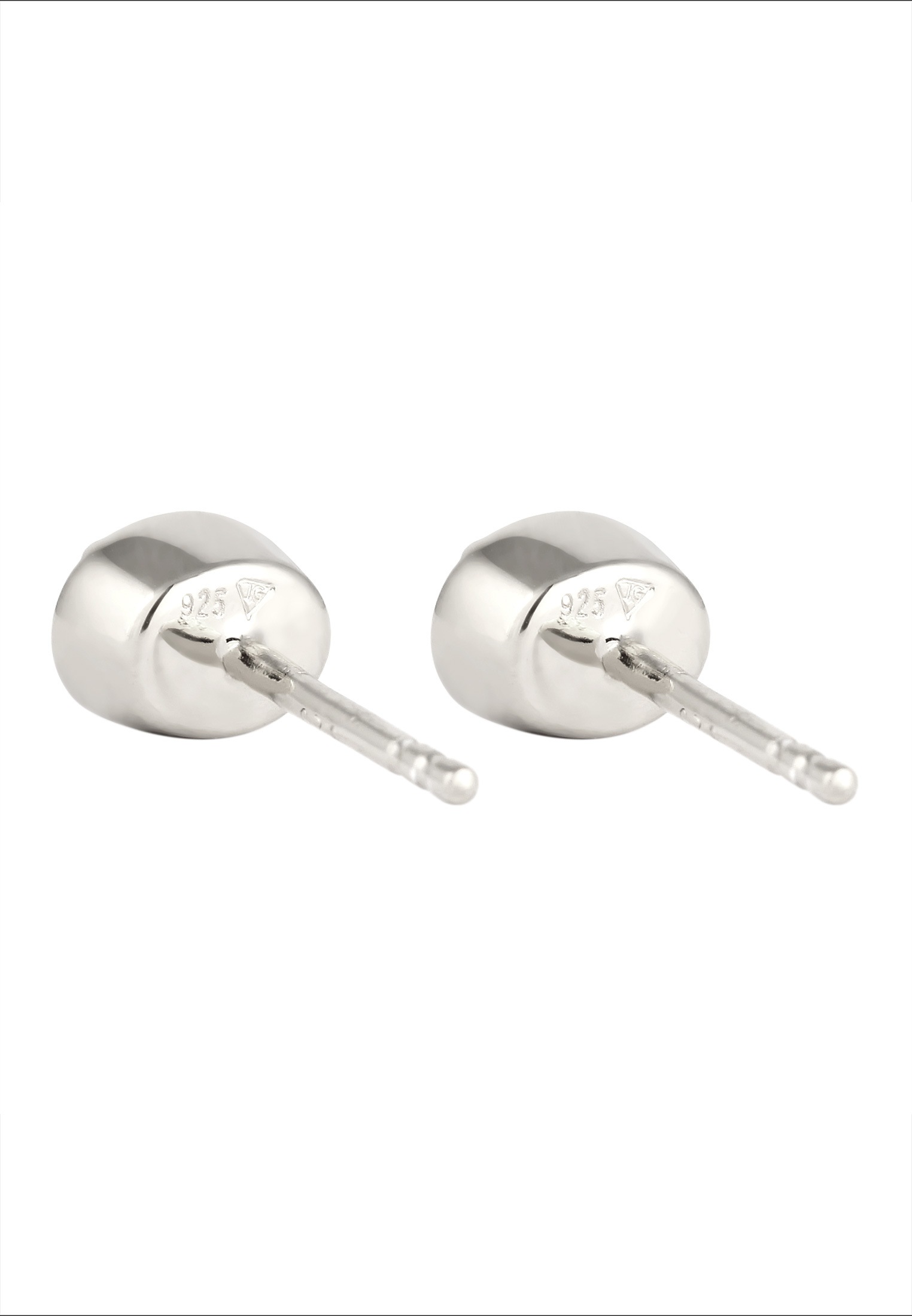 Elli Paar Ohrstecker »Ohrringe Ohrstecker Oval Rosa 925 Sterling Silber, mit Kristallen von Swarovski®«