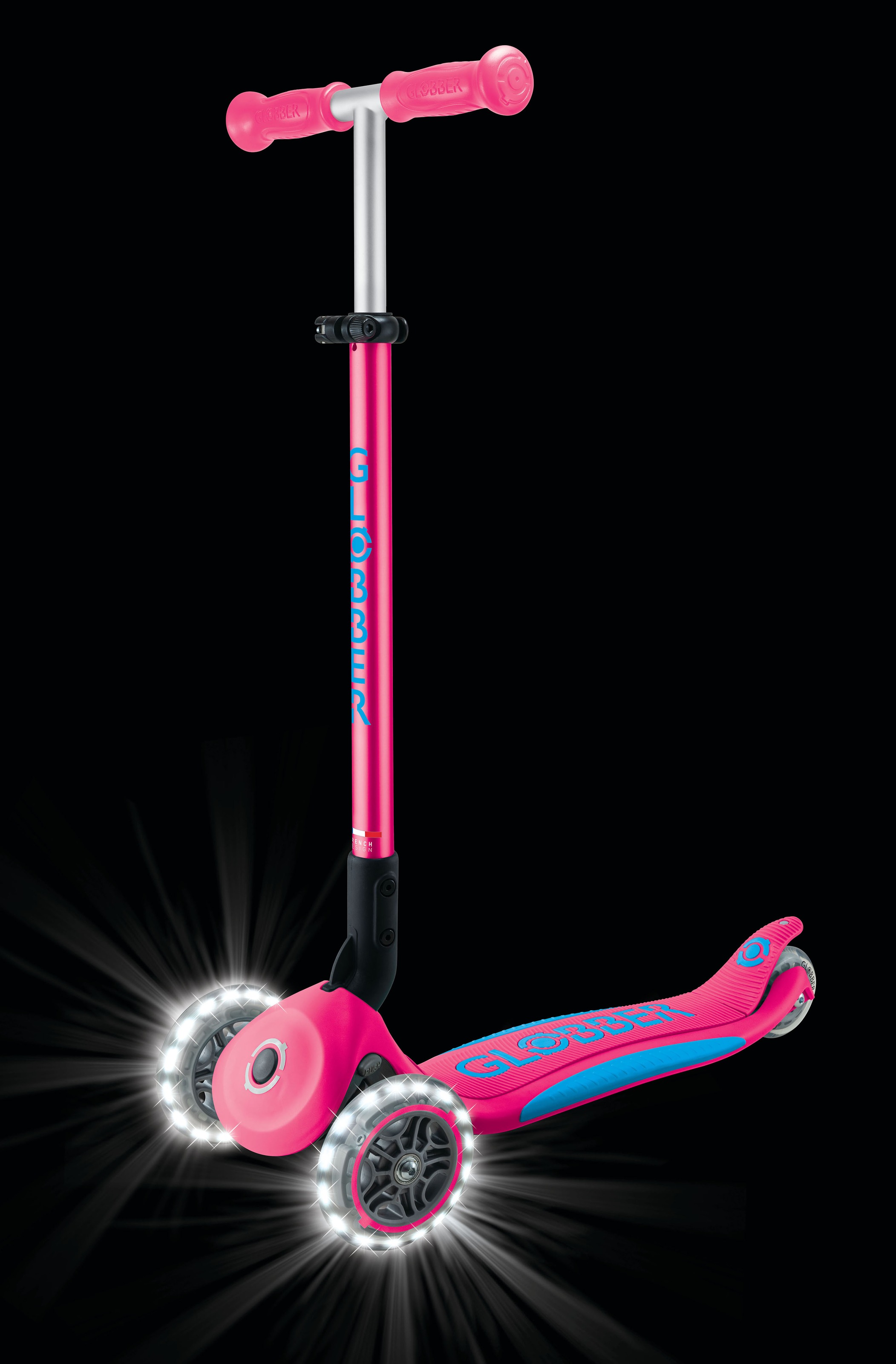 Globber Tretroller »GLOBBER ELITE LIGHTS, mit Leuchtrollen«