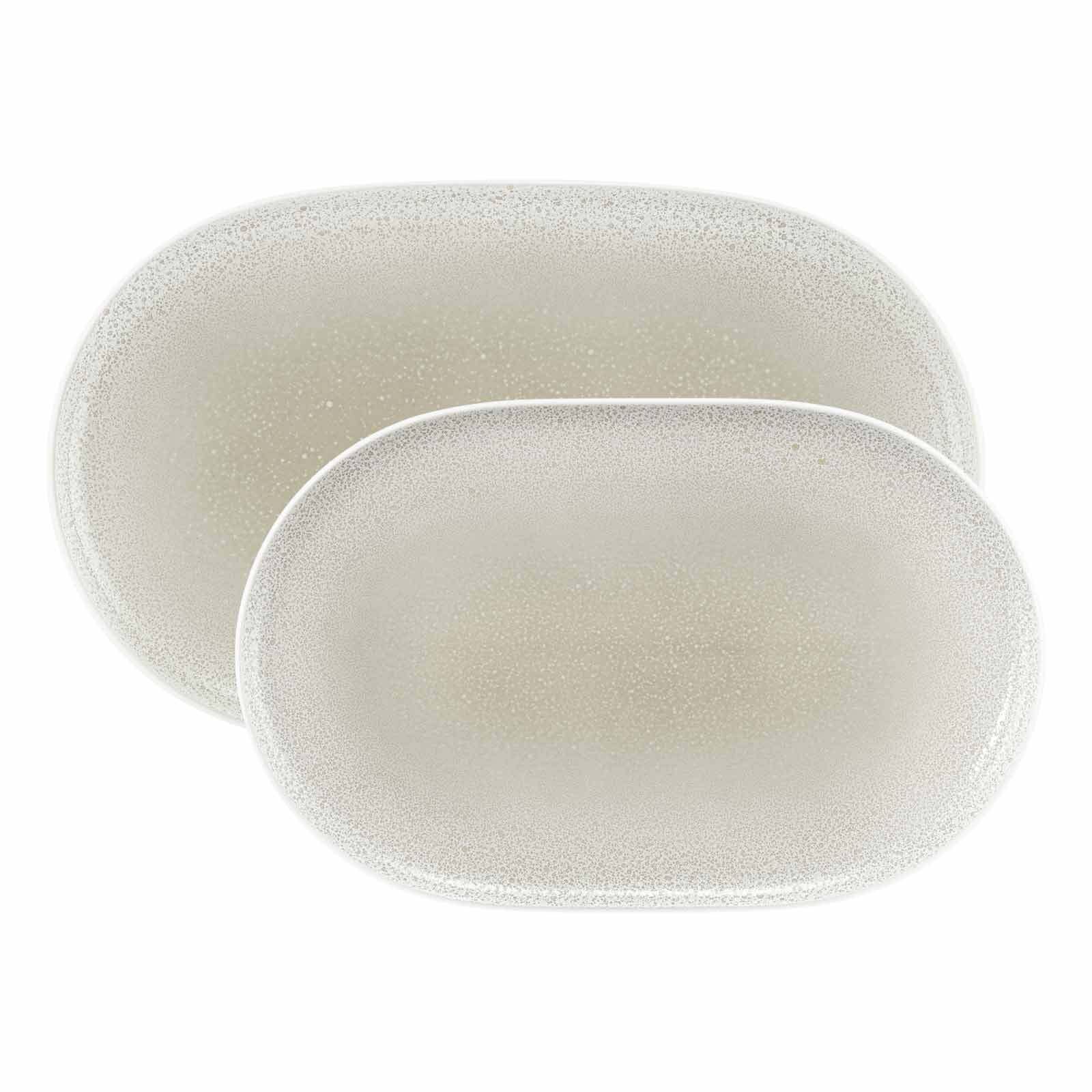 Seltmann Weiden Servierplatte »Servierplatten-Set Sento Home 2er Set« Spülmaschinengeeignet, Mikrowellengeeignet, Ofenfest, Salamandergeeignet, Kühlschrankgeeignet, Gefrierschrankgeeignet