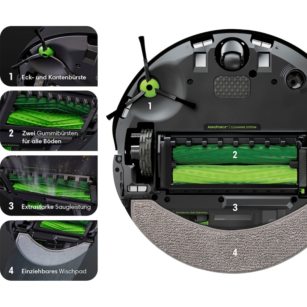 iRobot Saugroboter »Roomba Combo j7 (c715840)«