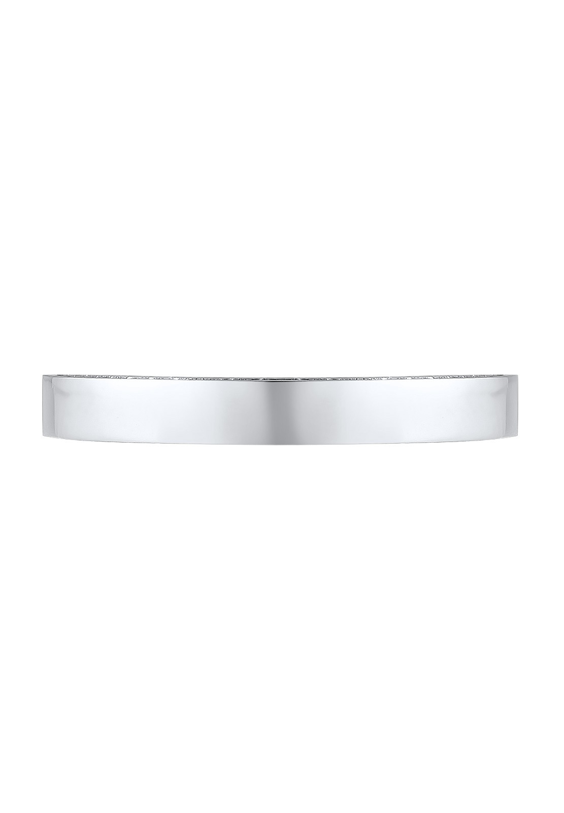 Elli Premium Silberring »Ring Bandring mit Zirkonia Weiß 925 Sterling Silber«