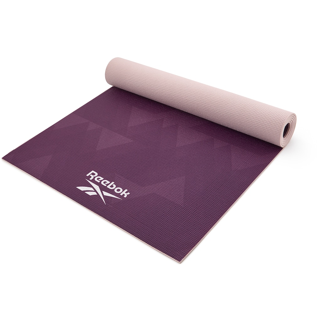 Reebok Yogamatte »Reebok Yogamatte mit geometrischem Muster - beidseitig, rutschfest«