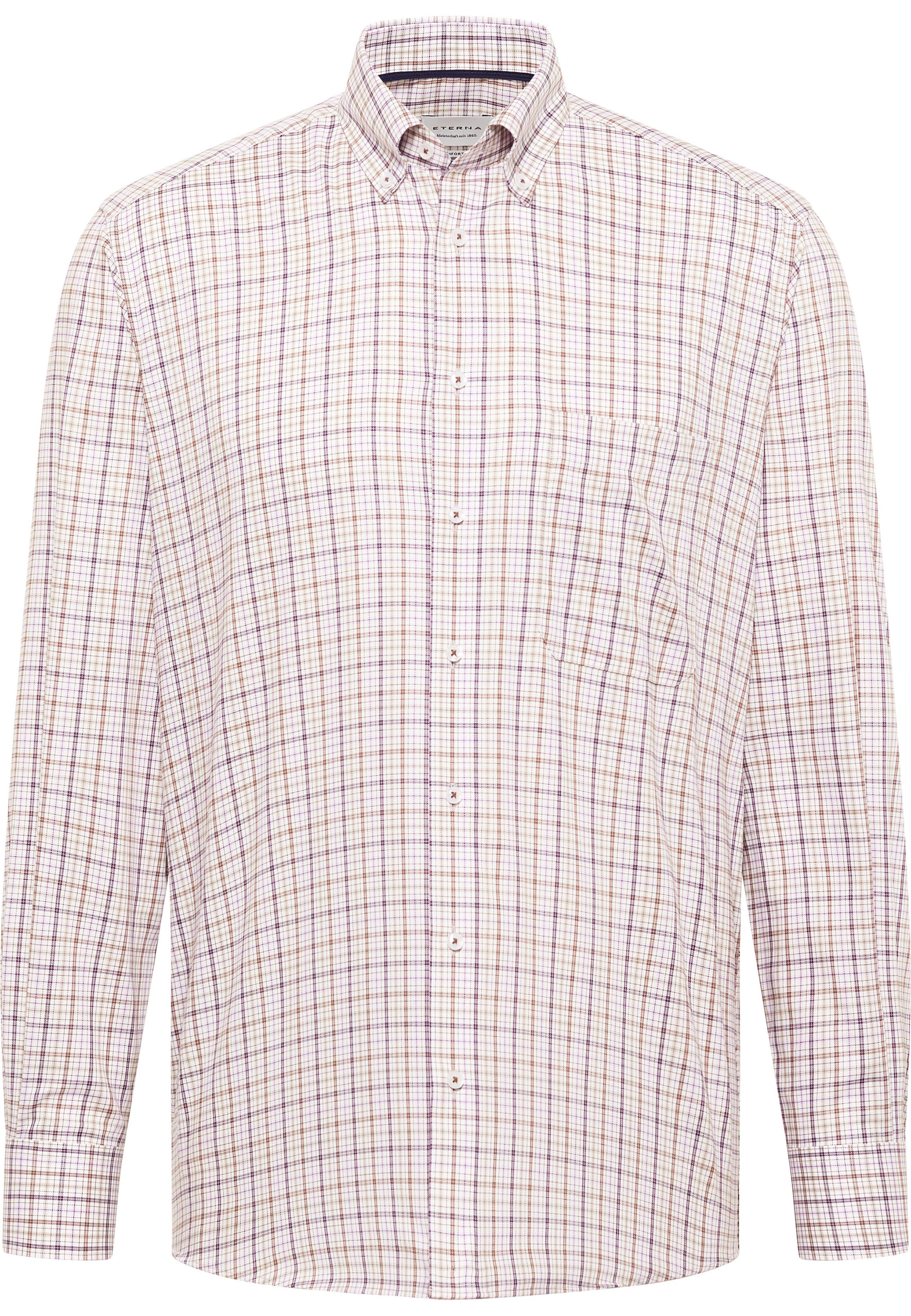 Eterna Langarmhemd »COMFORT FIT« NON IRON (bügelfrei)