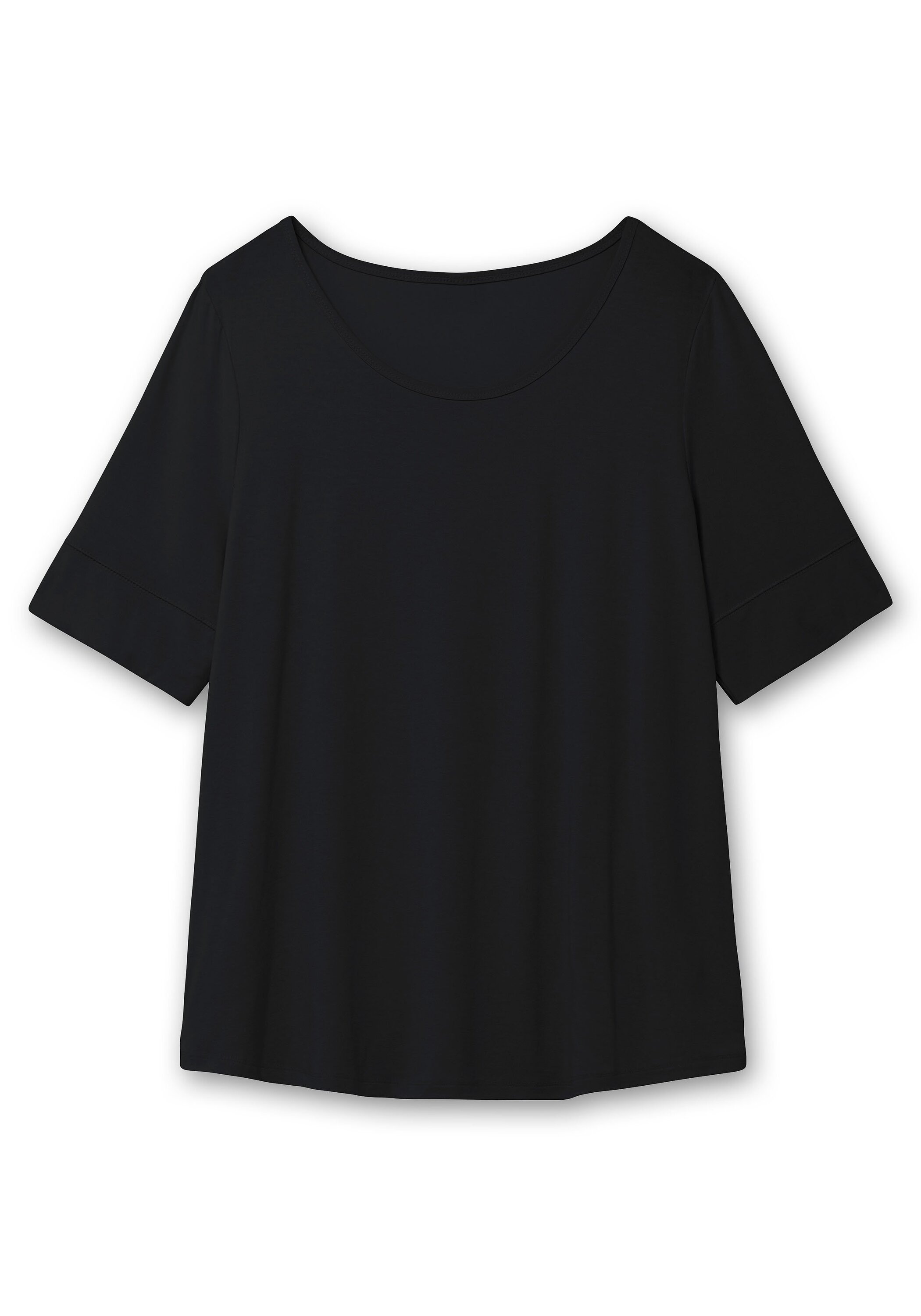 Sheego Rundhalsshirt »Jerseyshirt aus weichem Viskose-Jersey«