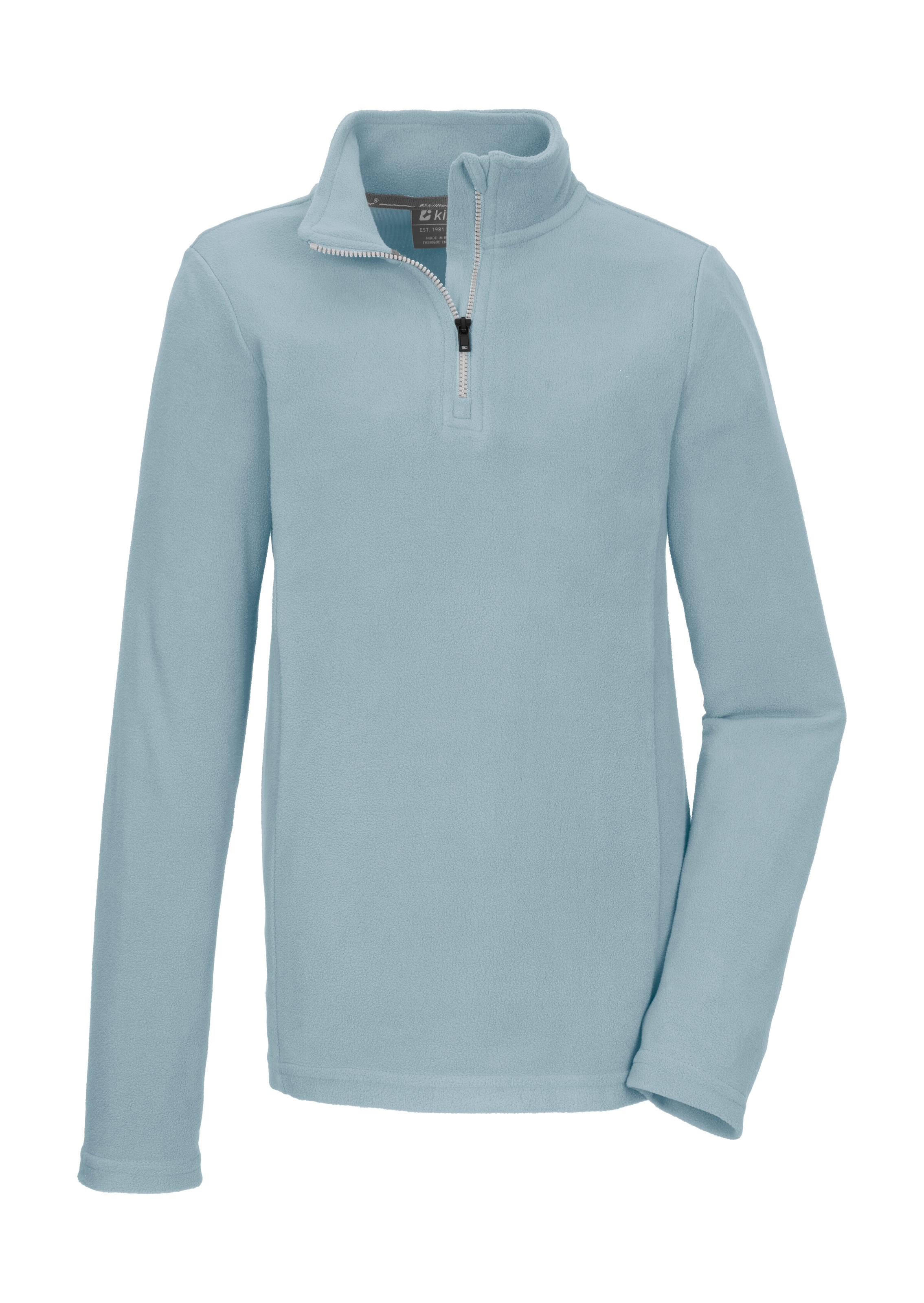 Killtec Fleeceshirt »KSW 496 GRLS FLC SHRT« Schnelltrocknend, warm, Stehkragen, Kinnschutz, Reißverschluss