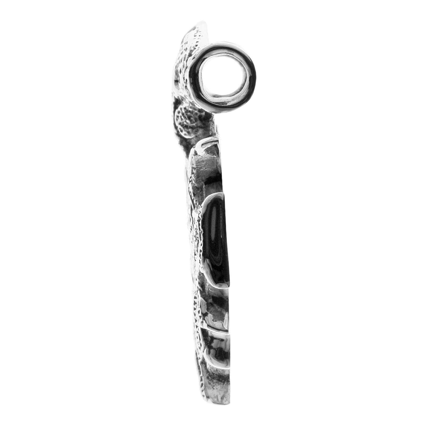 OSTSEE-SCHMUCK Kettenanhänger »- Gleiter-Hiddensee 30 x 28 mm - Silber 925/000 -,«