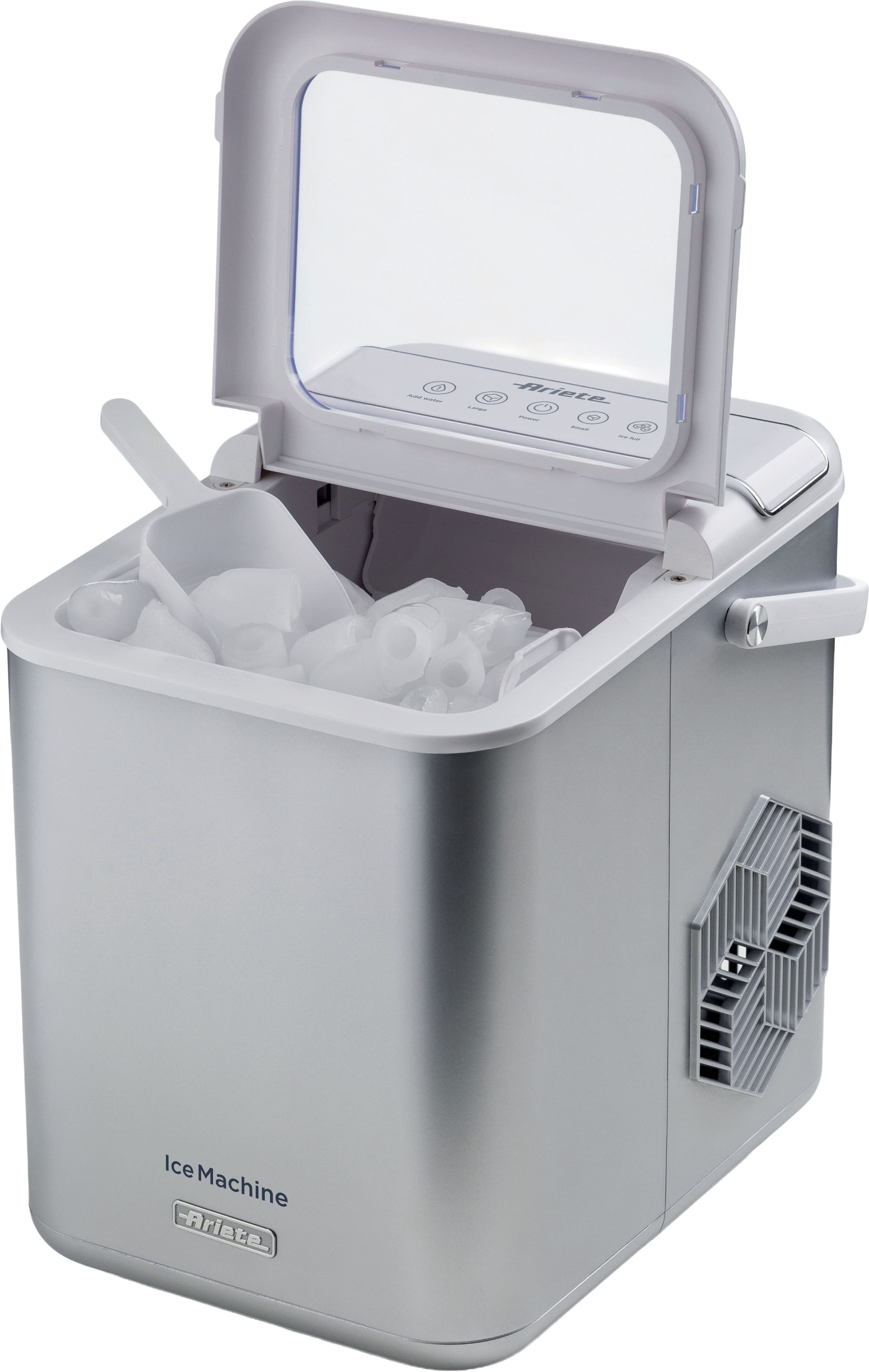 Ariete Elektrischer Eiswürfelbereiter »Ariete elektrischer tragbarer Eiswürfelbereiter 651« Mit sehr leisem Kompressor 58 db