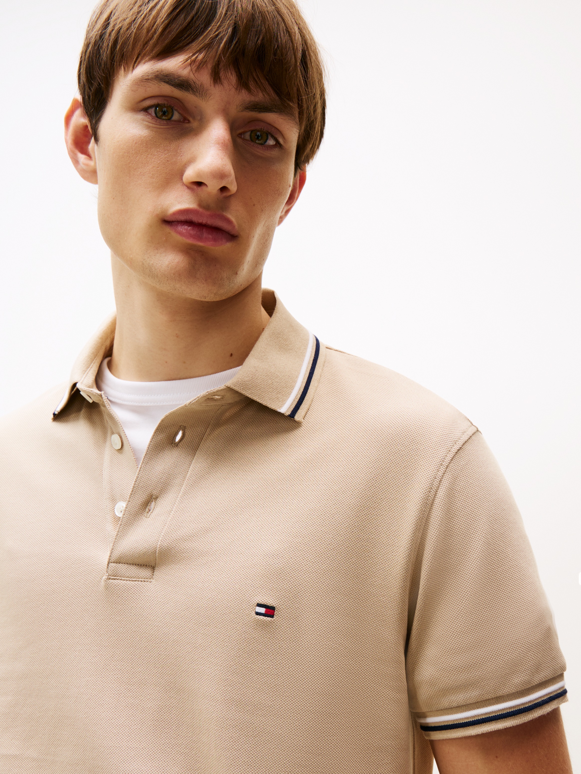 Tommy Hilfiger Poloshirt »TOMMY TIPPED SLIM POLO«