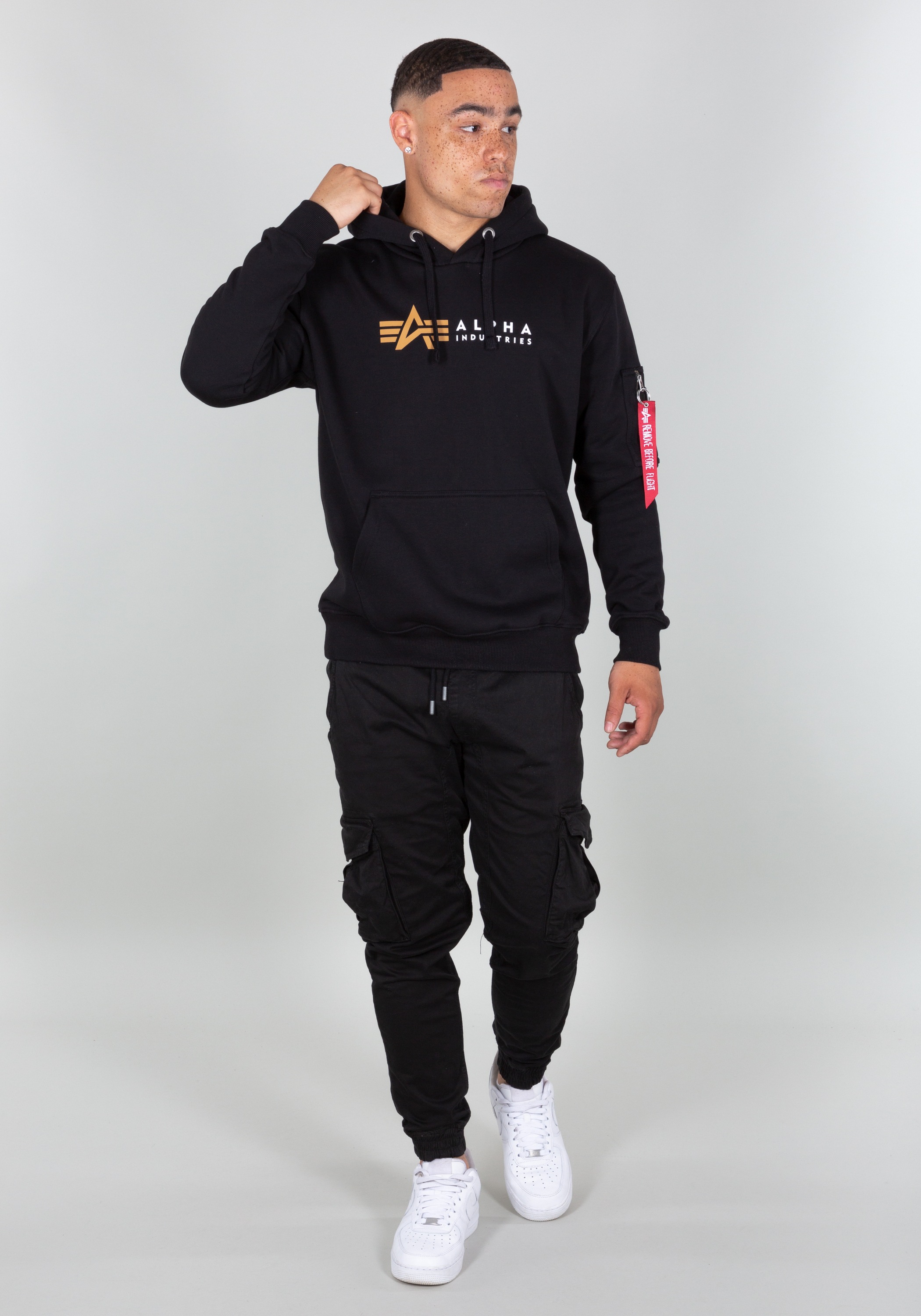 Alpha Industries Hoodie »Alpha Industries Men - Hoodies Alpha Label Hoodie«