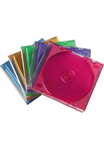 CD-Hülle »CD-Leerhülle Slim 25er-Pack Farbig Schutzhülle für CDs versch. Farben«