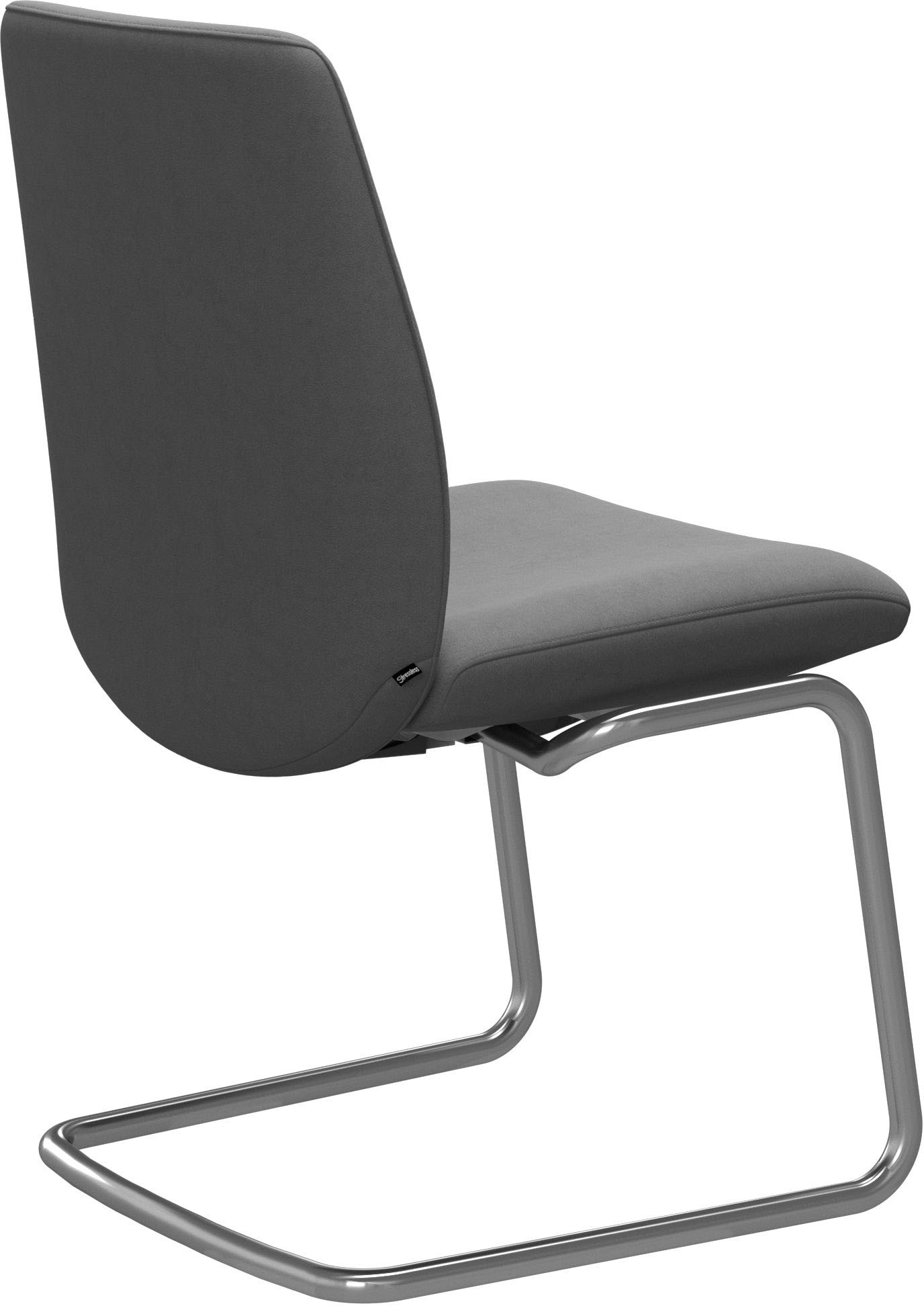 Stressless® Polsterstuhl »Laurel«, Microfaser DINAMICA, Low Back, Größe L, mit Beinen aus Stahl in Schwarz matt