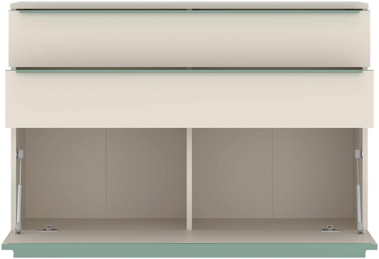 TOM TAILOR HOME Kommode Lowboard, Breite 110 cm,1 Klappe,2 Schubladen, viel Stauraum