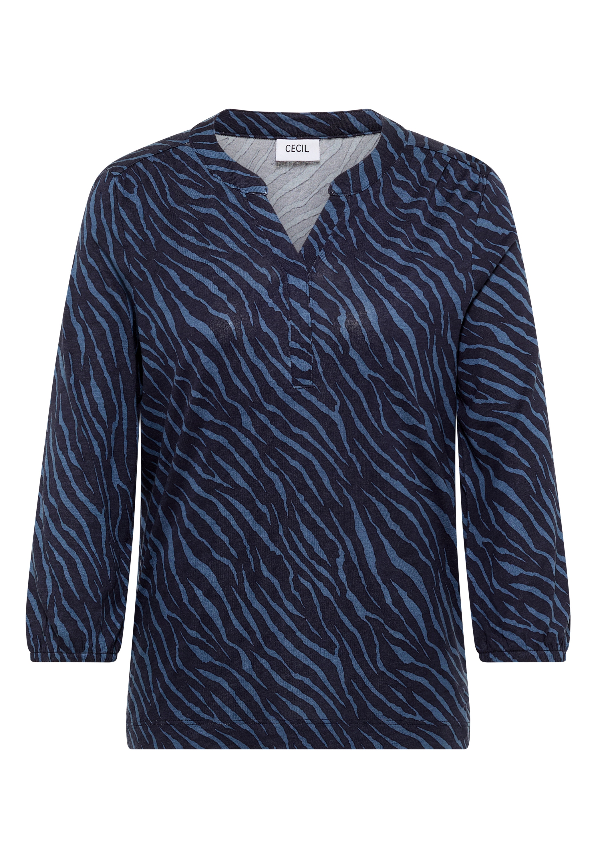 Cecil 3/4-Arm-Shirt, mit All-Over Print