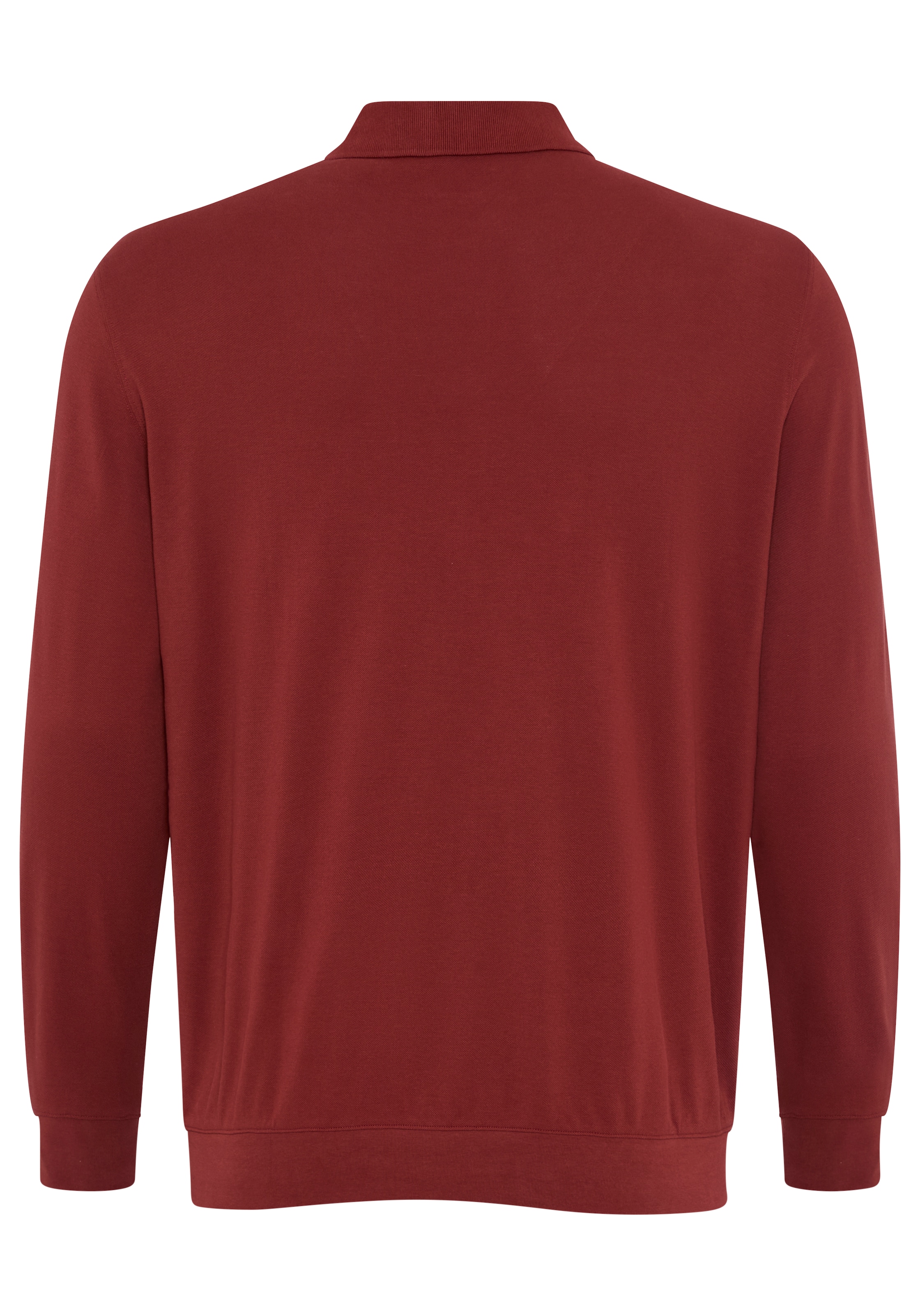 Man's World Plus Poloshirt »auch in Grosse Größen bis Gr. 7XL Bauch-Fit« mit Langarm, klassischer Polokragen, mit Knopfleiste am Ausschnitt