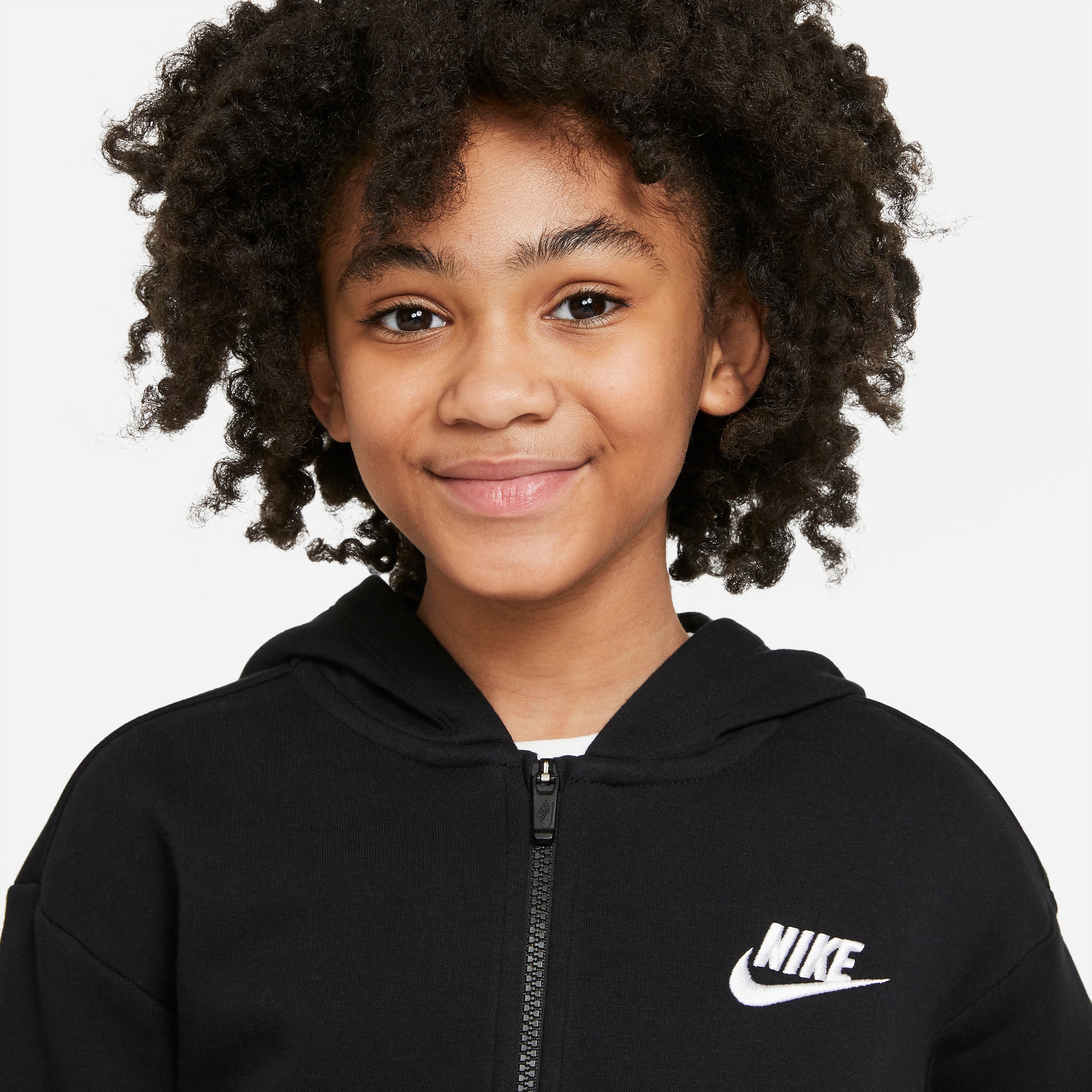 Shop Hoodie« »Club Online Kids\' Nike Sportswear Full-Zip OTTO im Fleece Big (Girls\') Kapuzensweatjacke
