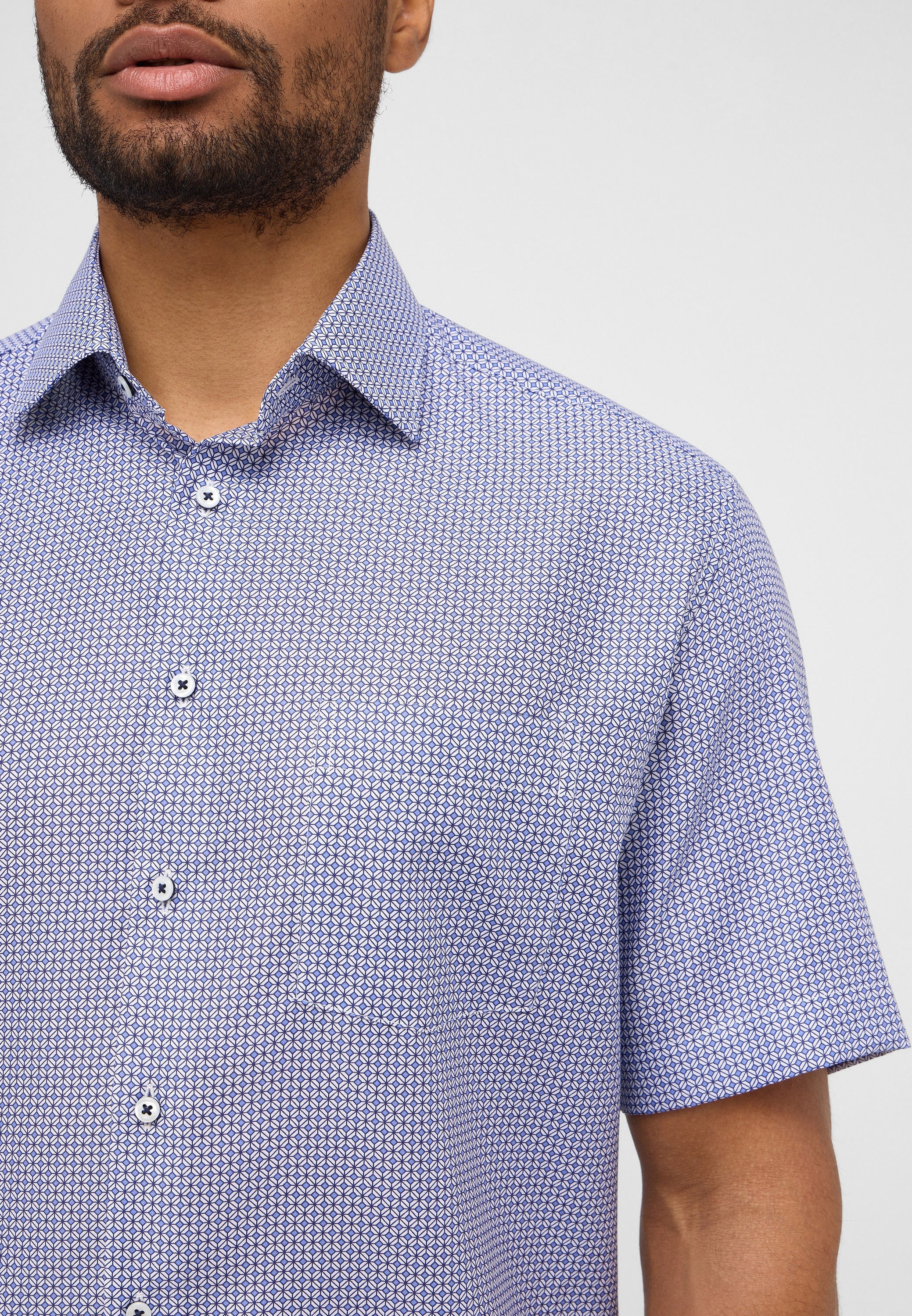 Eterna Kurzarmhemd »MODERN FIT«, NON IRON (bügelfrei)