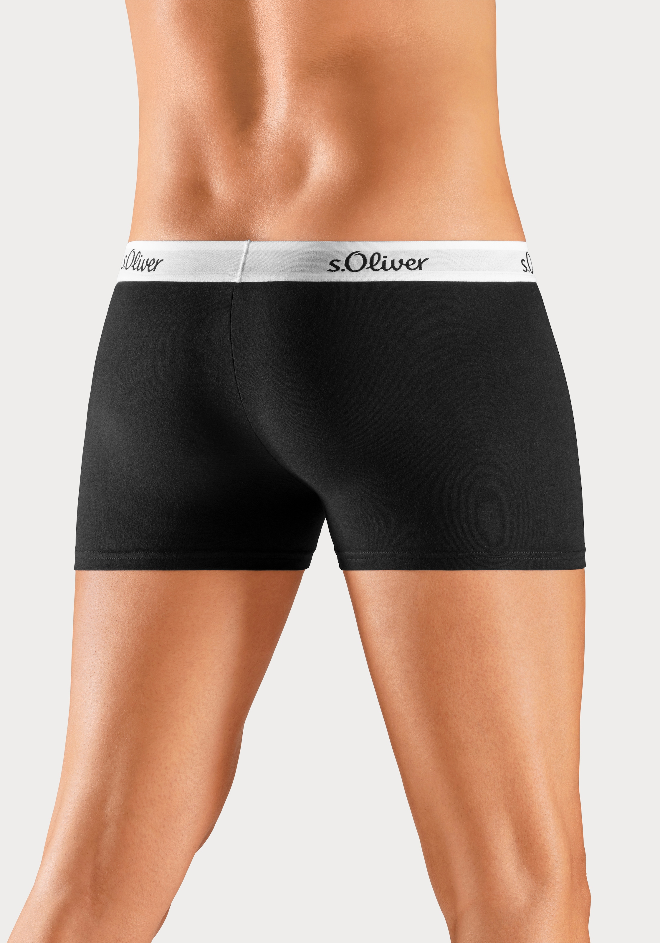 s.Oliver Boxer »Boxershorts für Herren«, (3 St.), klassisches Basic für jeden Kleiderschrank