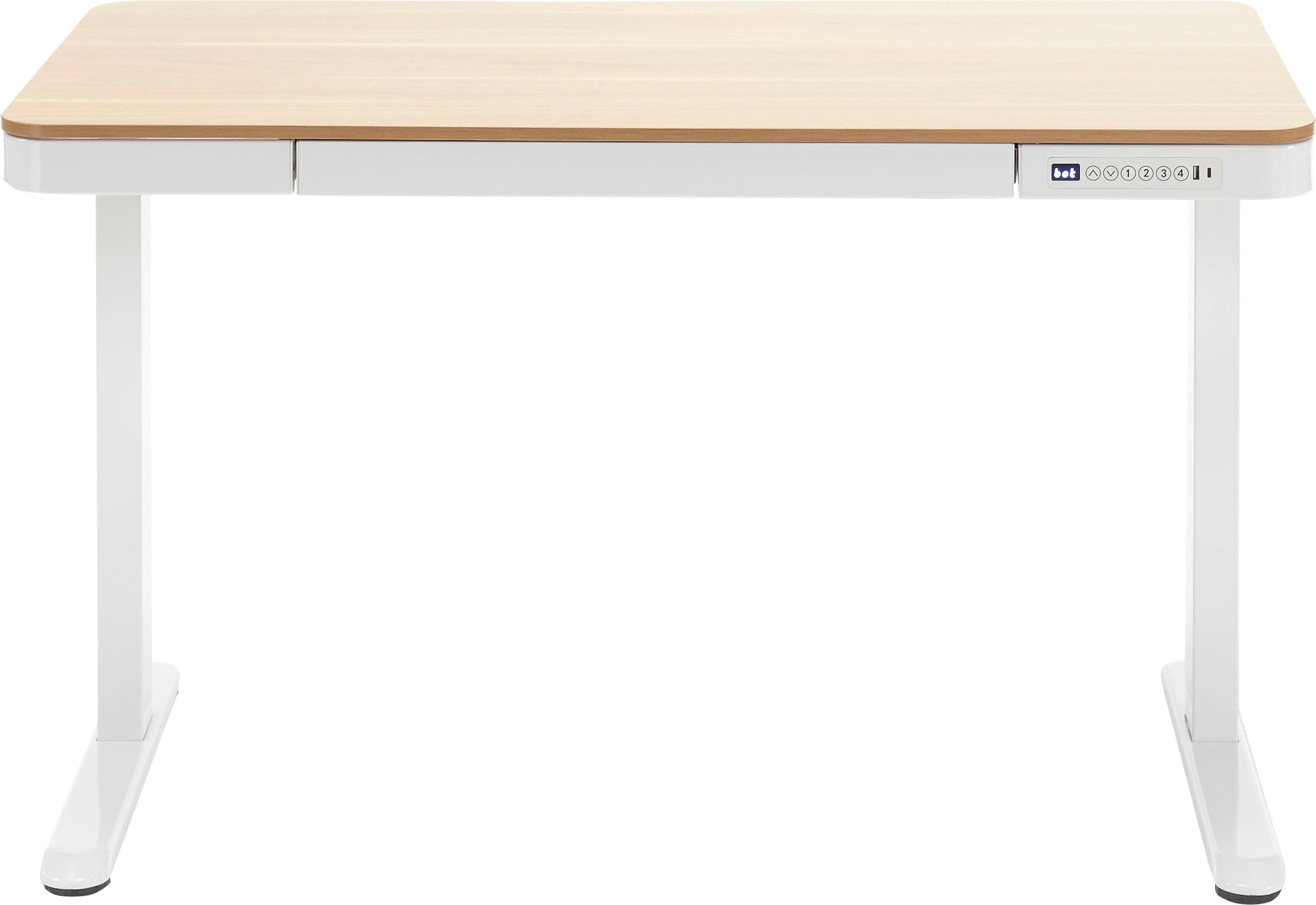 Schreibtisch »Barco«, elektrisch höhenverstellbar von 72-122 cm, Breite 120 cm