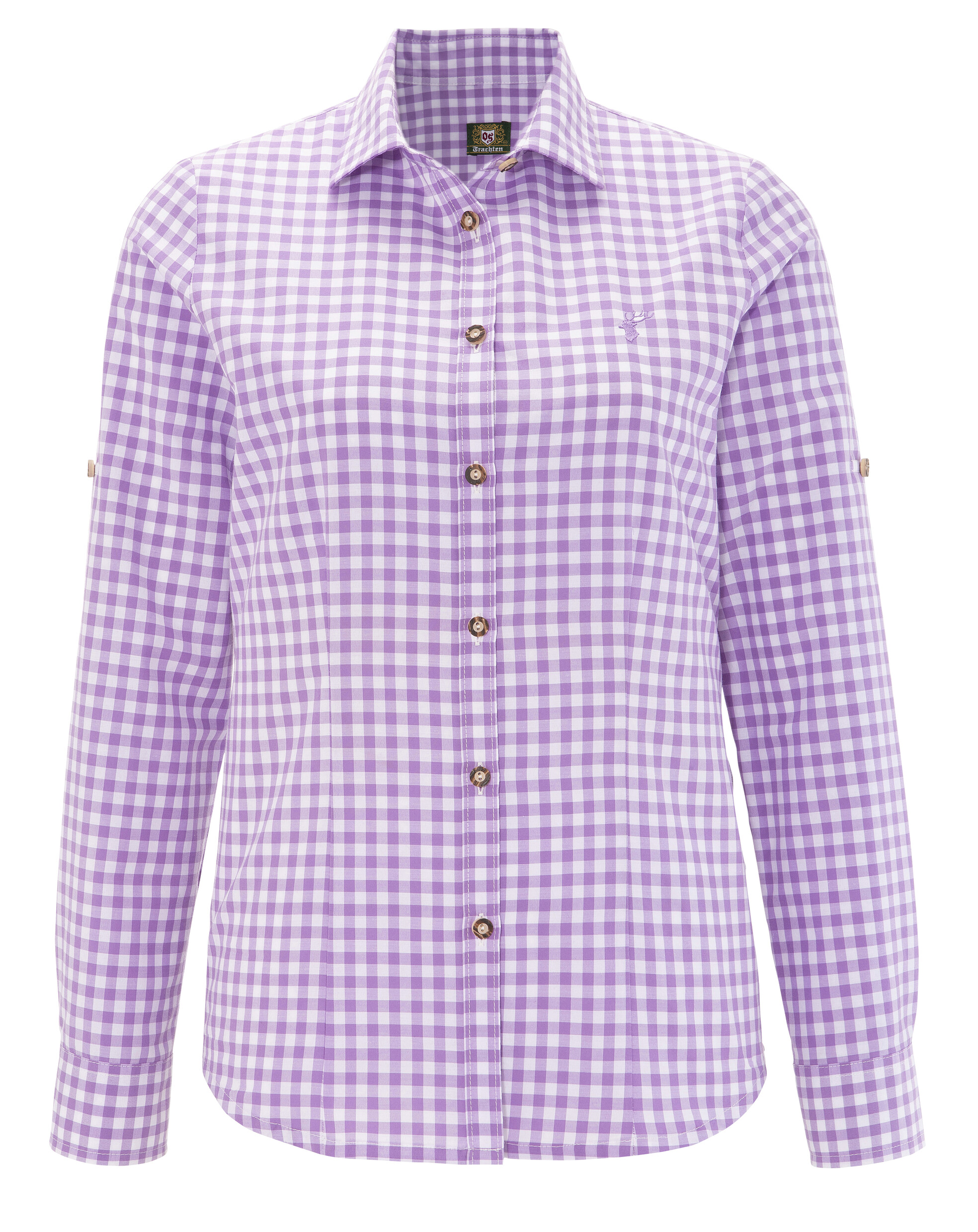 Trachtenbluse, Damen, mit Hirsch - Stickerei