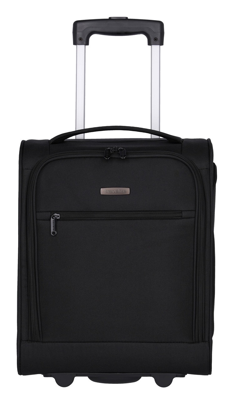 travelite Weichgepäck-Trolley »CABIN Bordtrolley Underseat Handgepäck Koffer« 28 l 2 Rollen 43 cm, Aufsteckfunktion – ideal als Unter-Sitz-Bordgepäck