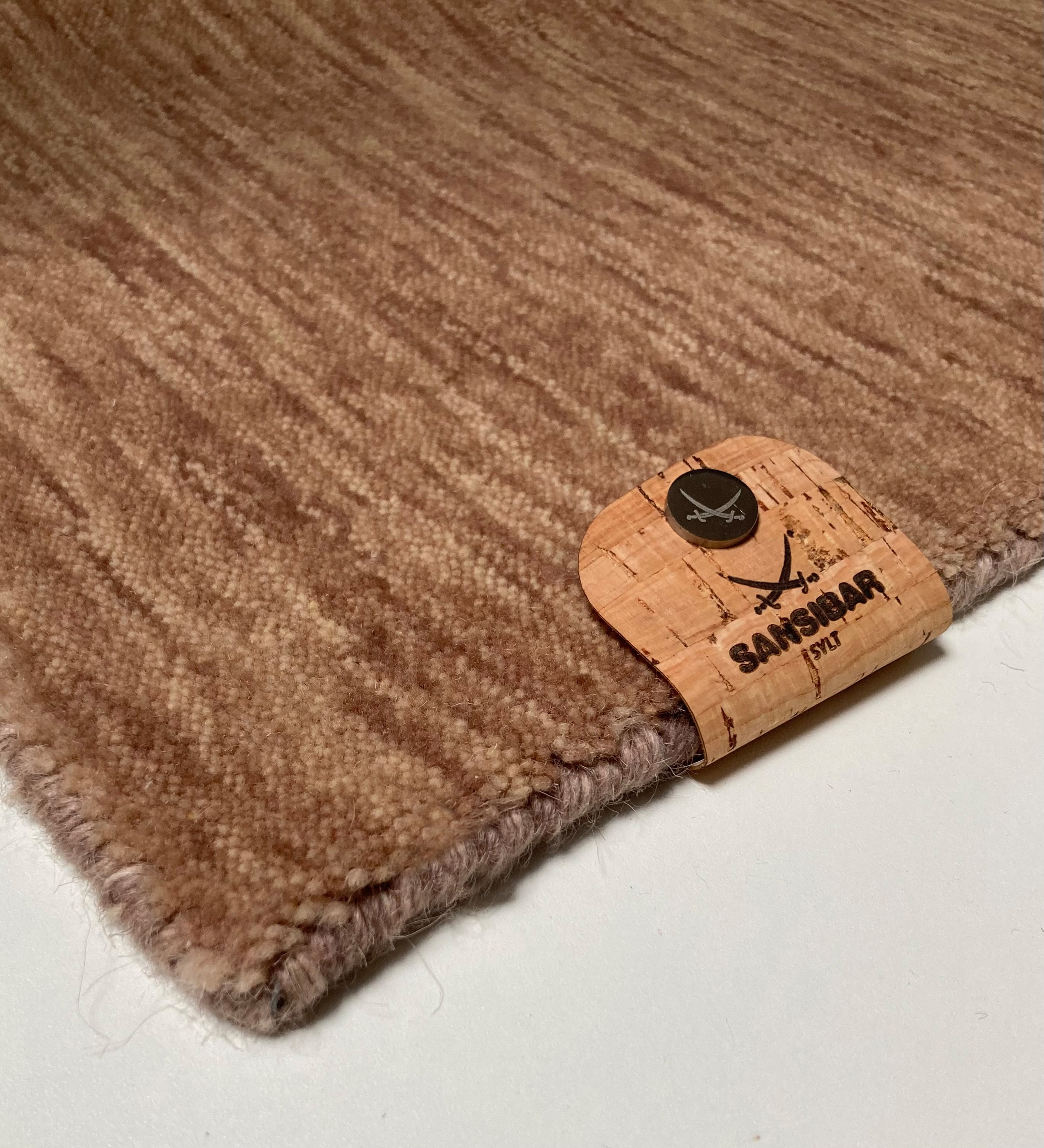 Sansibar Wollteppich »List« rechteckig 13 mm Höhe Kurzflor, Handweb Teppich, meliert, reine Wolle, handgewebt