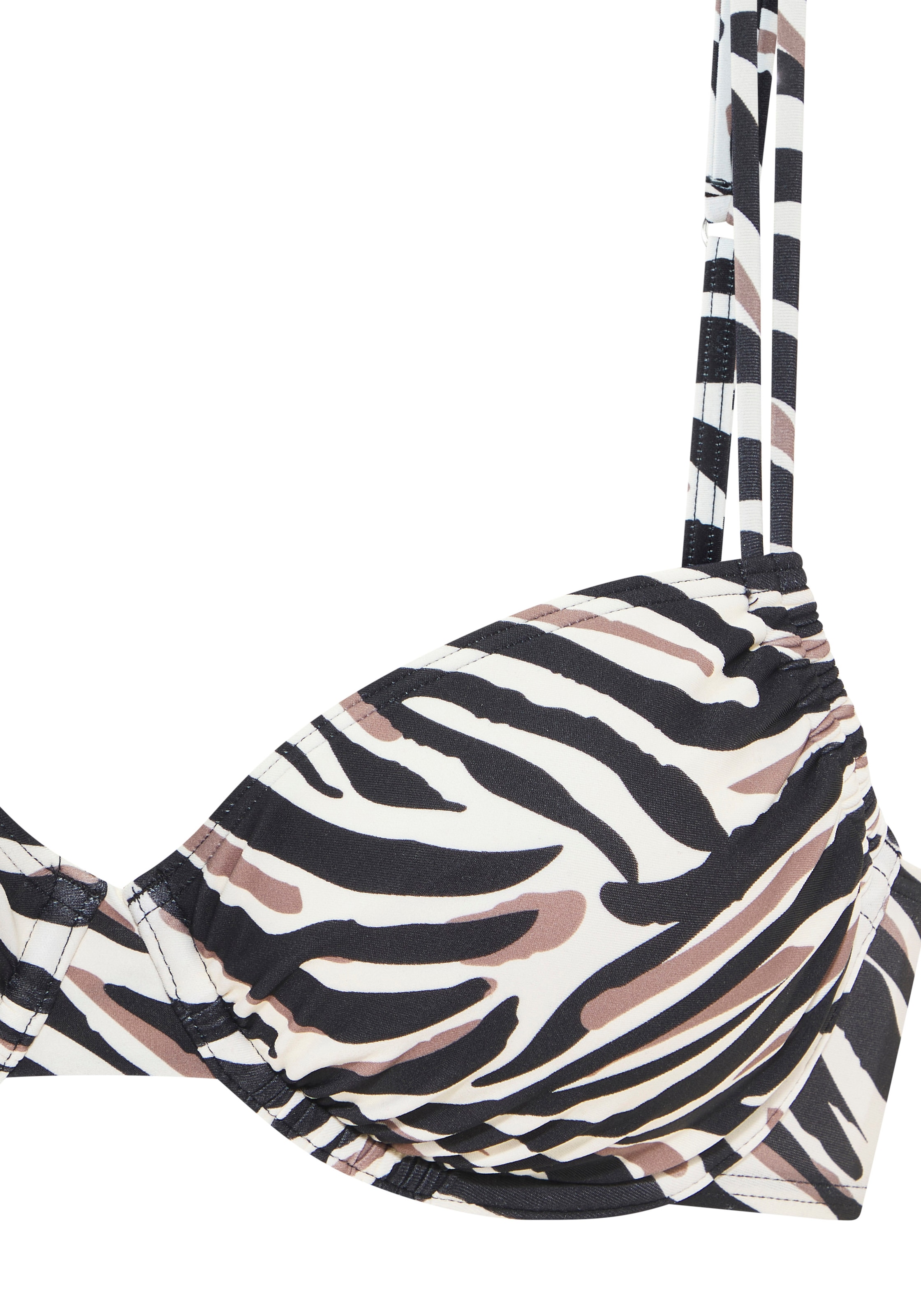 LASCANA Bügel-Bikini-Top »Debbie« mit abstraktem Animal-Print