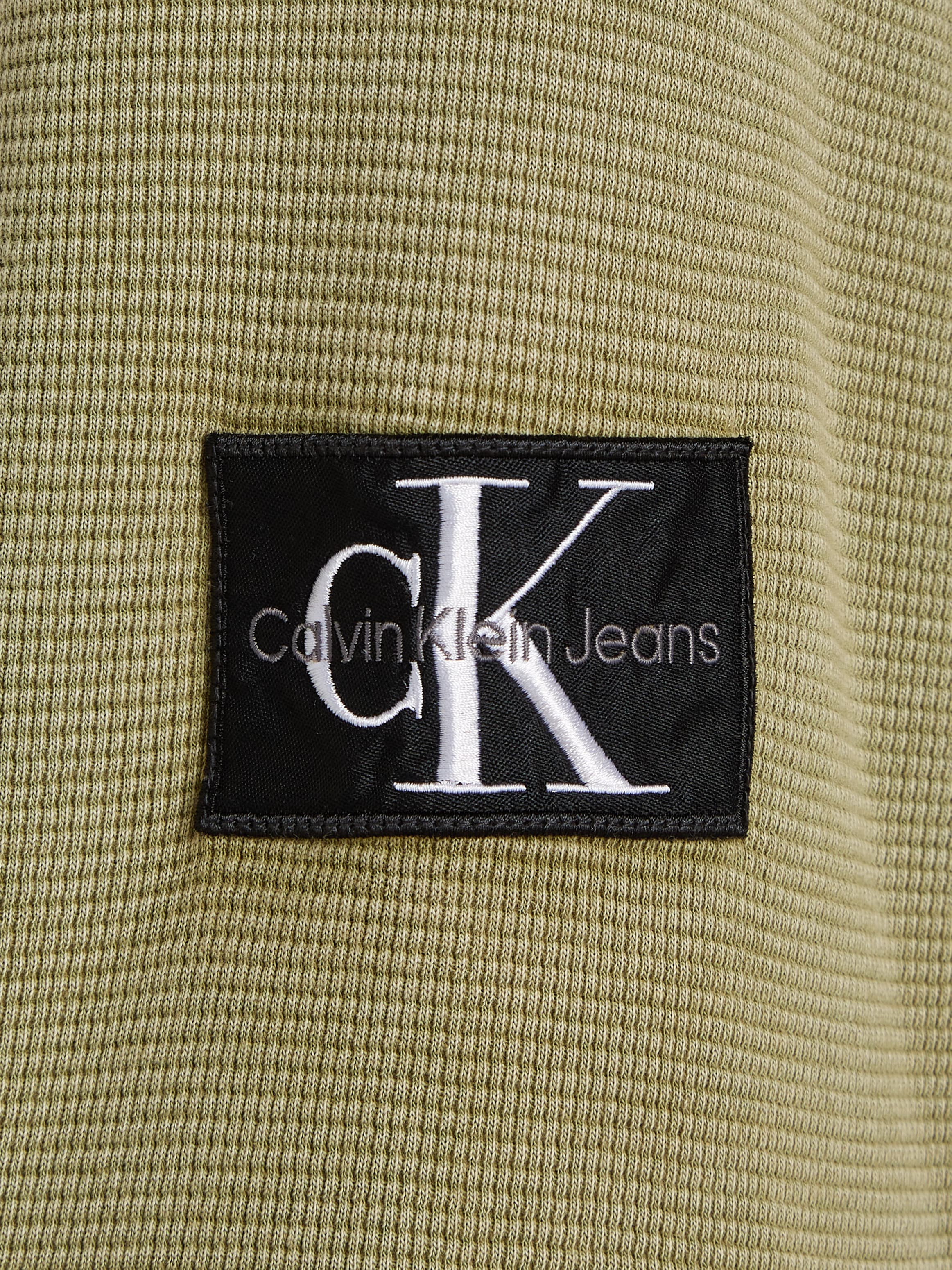 Calvin Klein BADGE bei LS OTTO »WASHED Logopatch TEE«, bestellen Jeans WAFFLE Langarmshirt mit