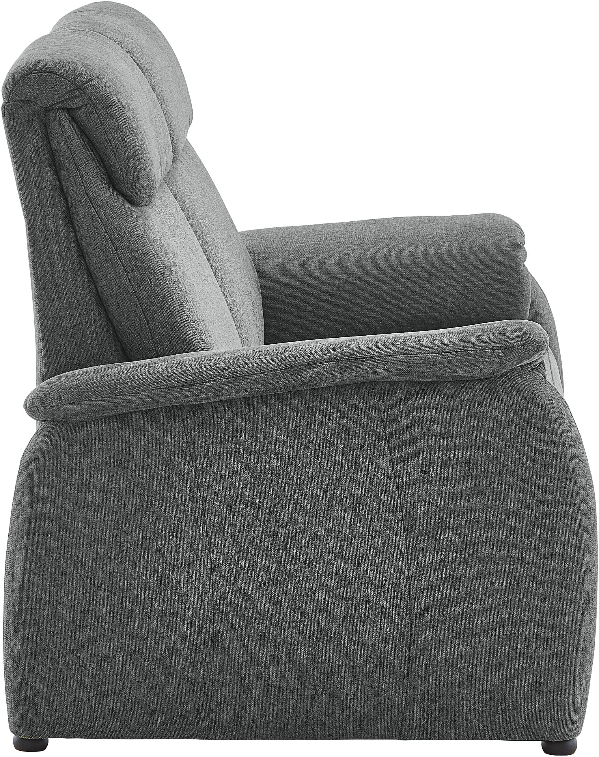 Home affaire Polstergarnitur »Turin, 2,5- & 3-Sitzer mit elektrischer Relaxfunktion« Set, 3-Sitzer mit Tischelement inkl. USB-Ladestation & Steckdose, 4 tlg. tlg. inkl. Tisch, USB & Steckdose, Federkern & pflegeleichtem Bezug