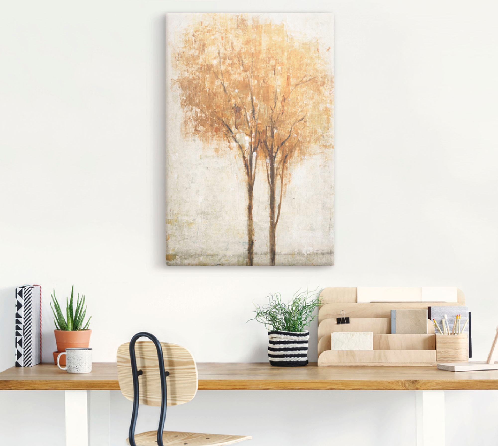 Artland Leinwandbild »Fallende Blätter II« Bäume 1 Stk. tlg. als Leinwandbild, Wandaufkleber in verschied. Größen