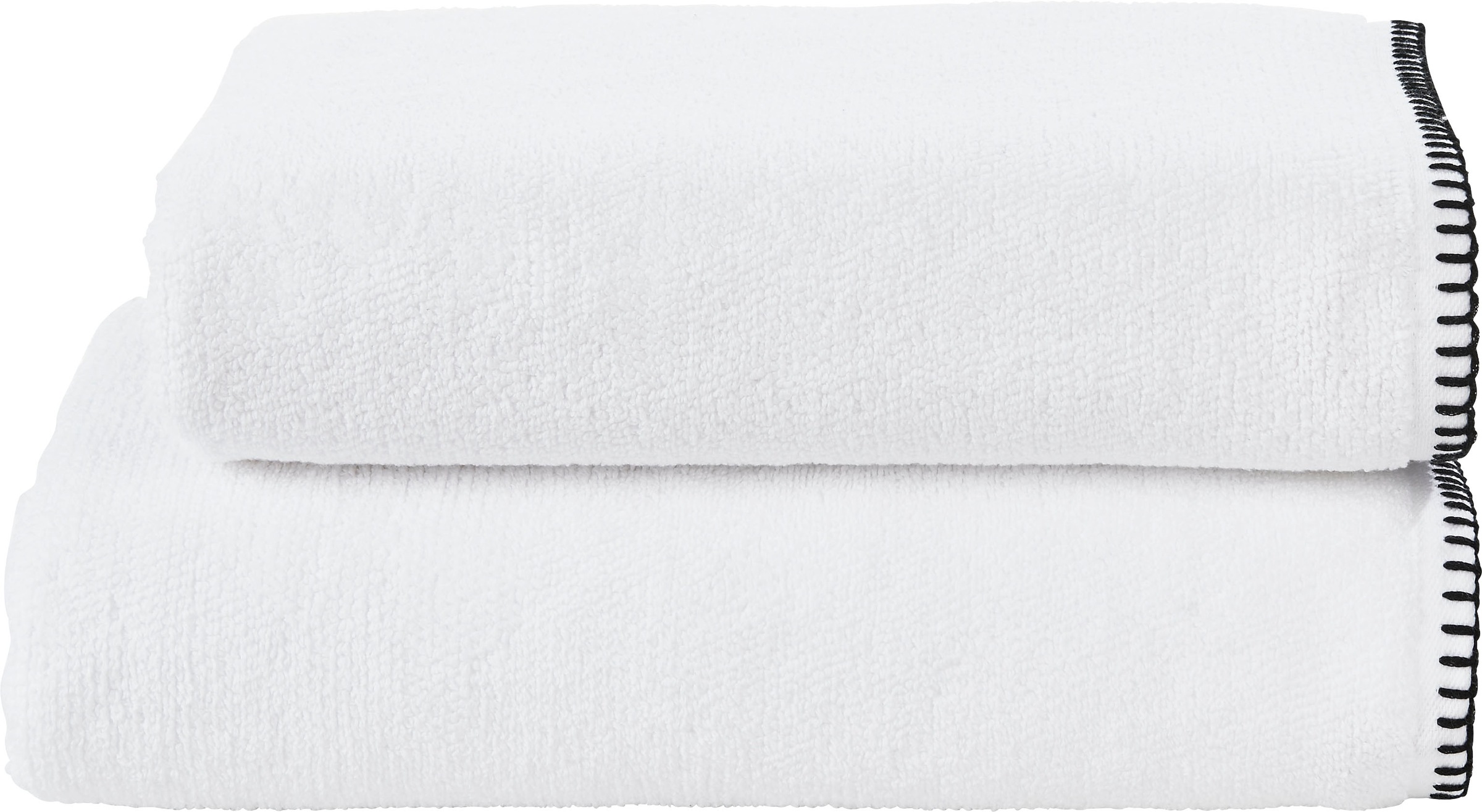 done.® Duschtuch »Deluxe Prime« Uni-Farben, Hotelqualität aus hochwertigem Zwirnfrottier, mit Ziernaht