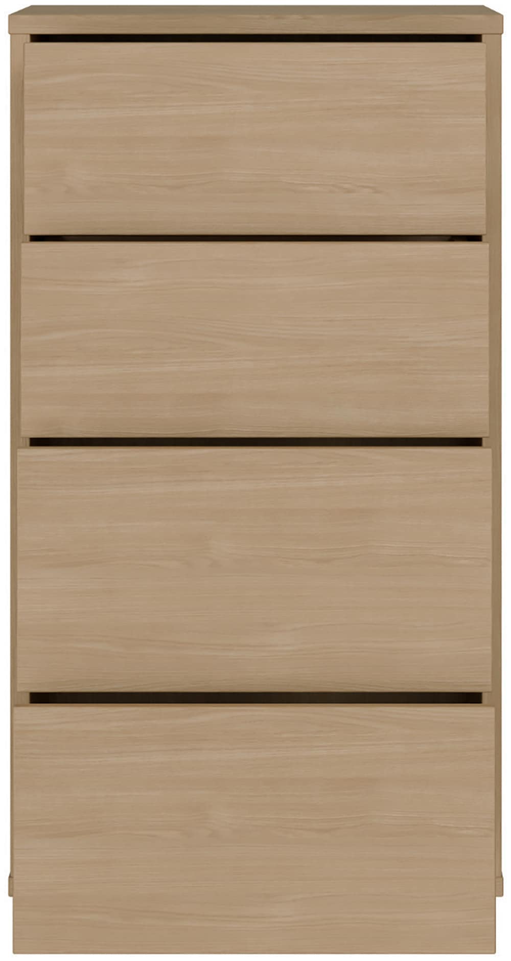 FORTE Kommode »Alice Springs, Kommode Höhe 99,1 cm, 4 Schubkästen« Schubkästen mit Vollauszug, Grifflos, Push to open