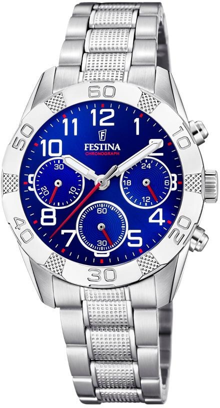 Festina Chronograph »Junior, F20345/2«, Armbanduhr, Quarzuhr, Kinderuhr, Stoppfunktion, ideal als Geschenk