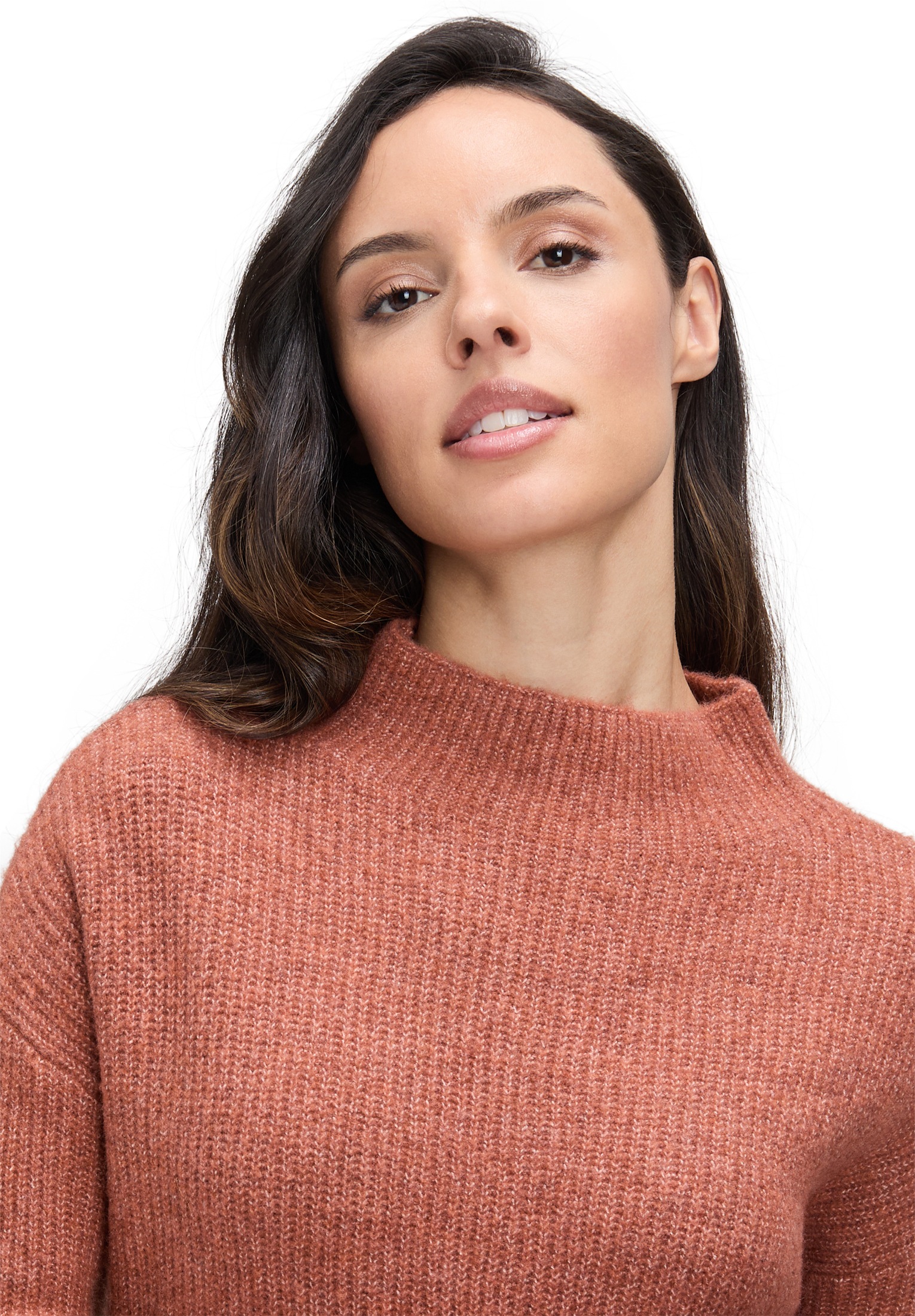 Cartoon Strickkleid »Strickkleid mit Stehkragen«