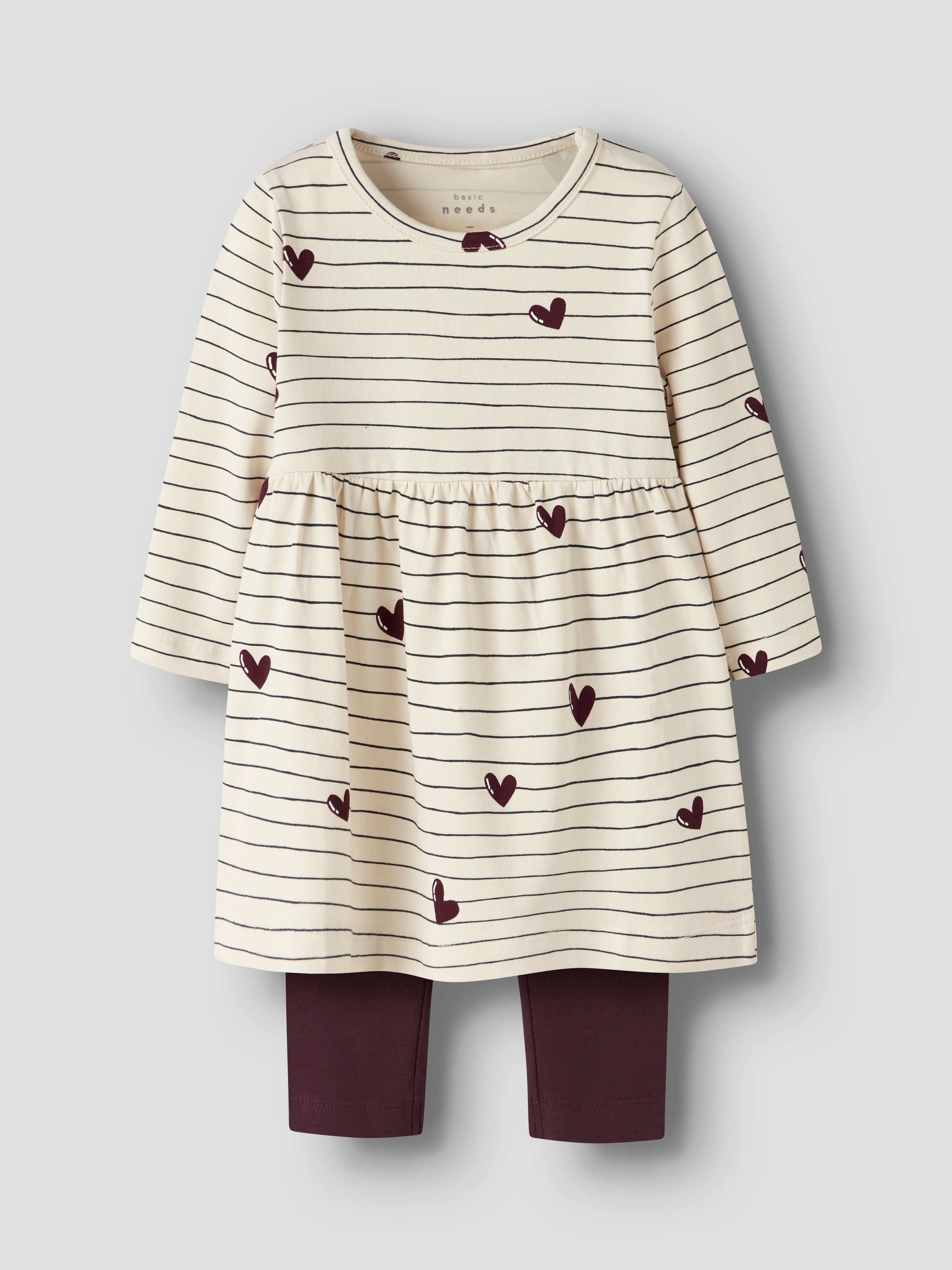 Name It Midikleid »NBFVANDORA LS DRESS SET W LEGGING«, (Set, 2 tlg.)
