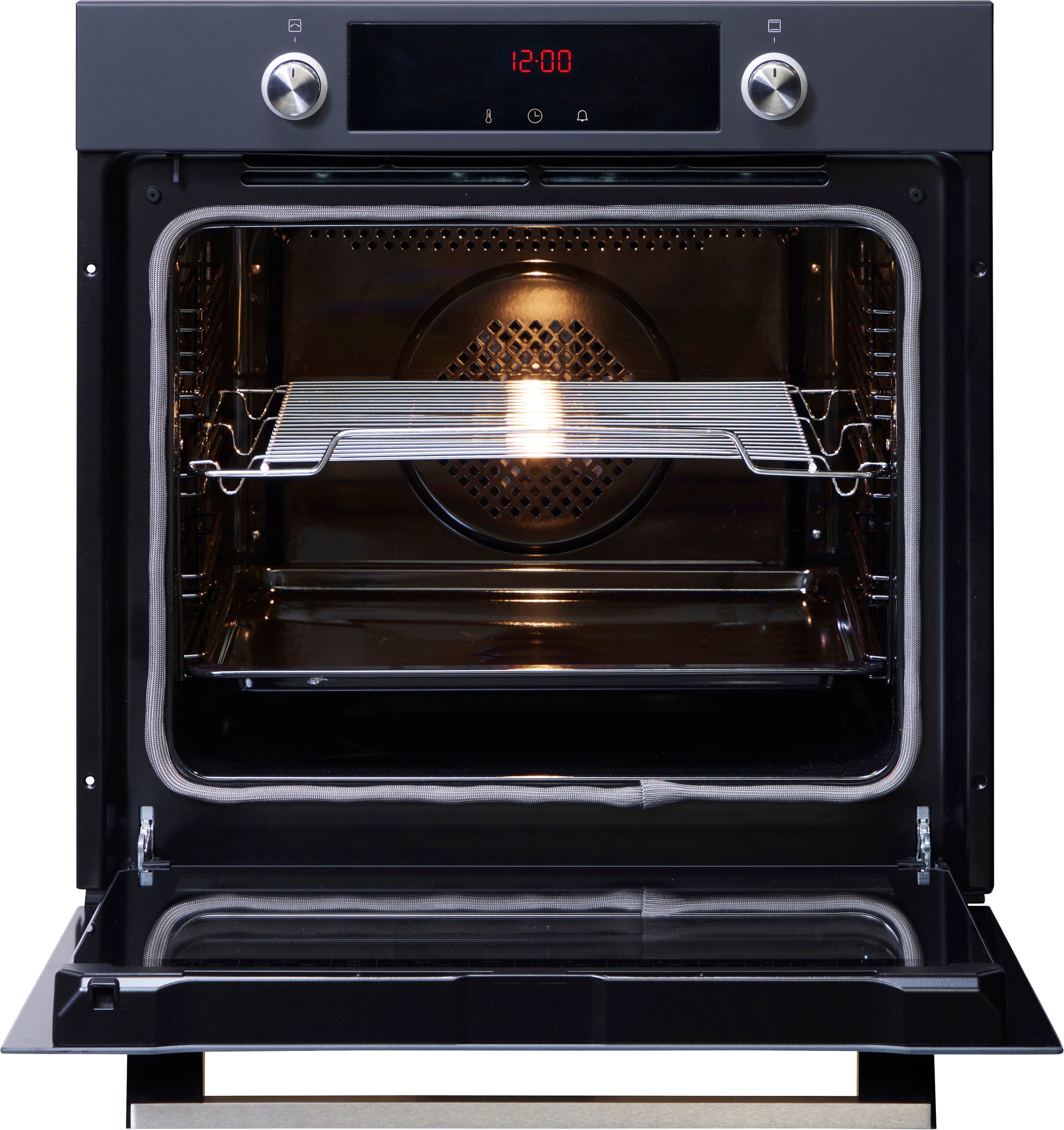 Amica Pyrolyse Backofen  »EBPX 945 600 SM«, Pyrolyse-Selbstreinigung, Extra großer Backofeninnenraum.