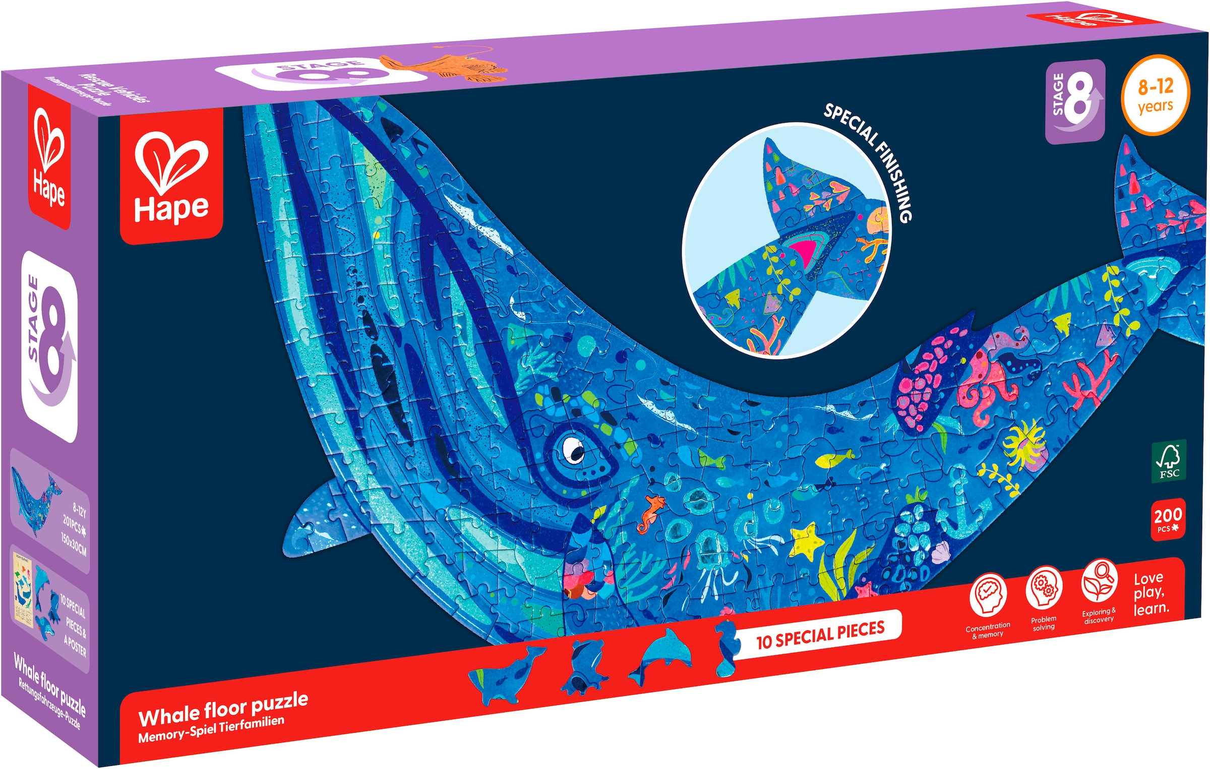 Hape Konturenpuzzle »Meerestiere«