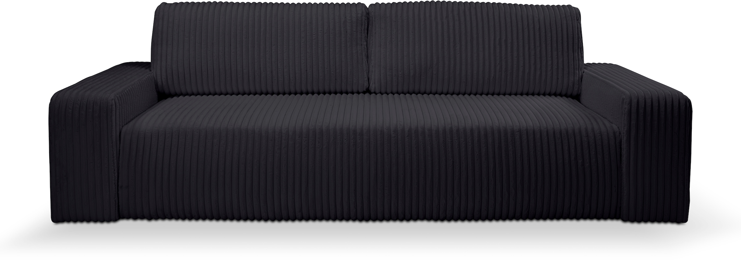 WERK2 Schlafsofa »Hugo«, Design 2-Sitzer Sofa in Cord mit Schlaffunktion & Bettkasten