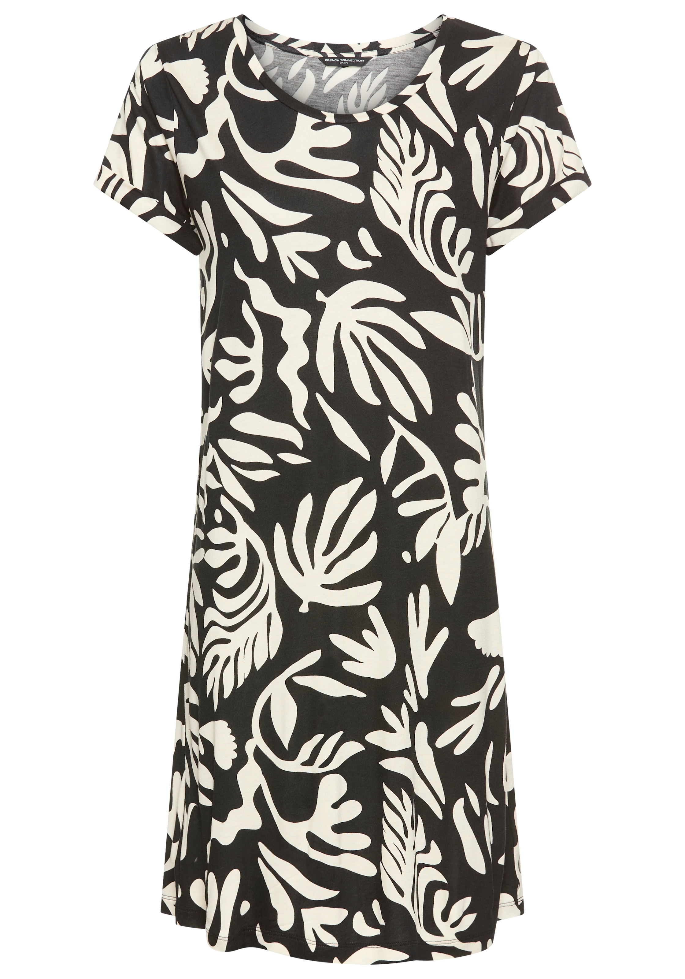 French Connection Nachthemd 1-teilig,  im zeitlosen Schwarz-Weiß-Look