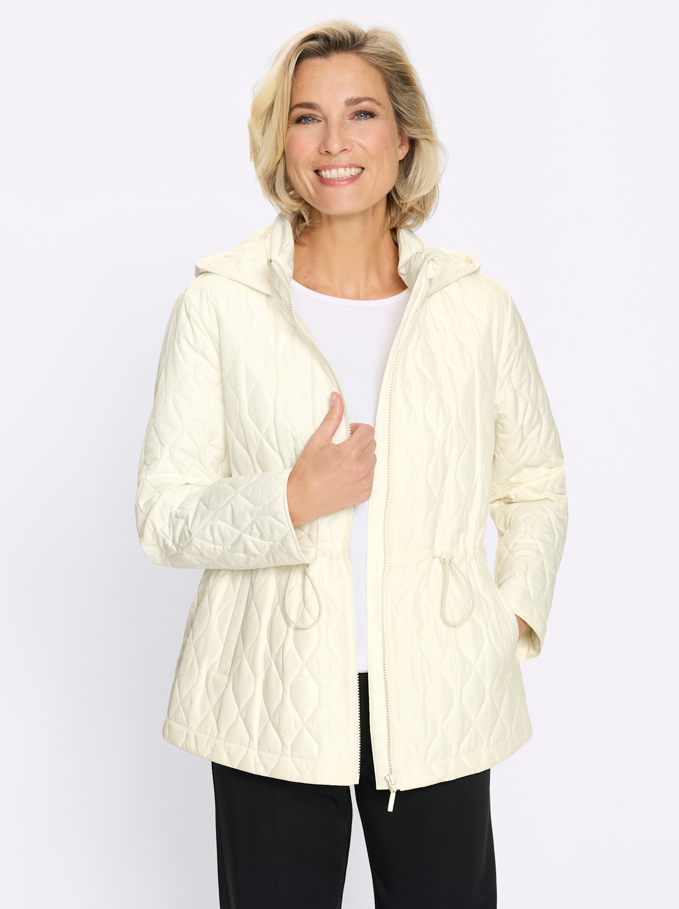 Classic Basics Steppjacke mit Kapuze