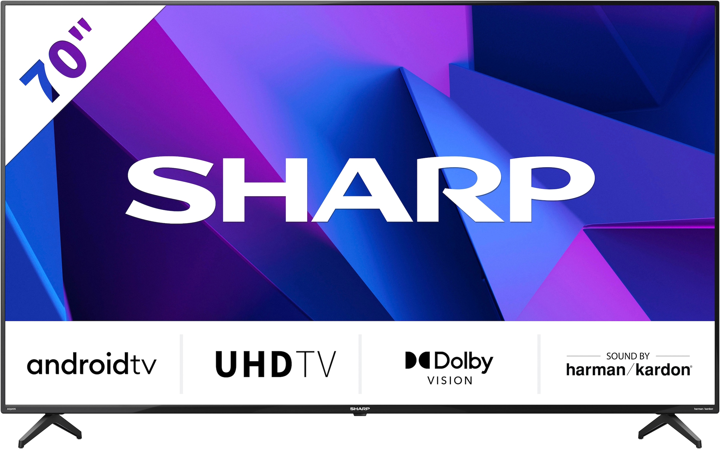 LED-Fernseher, 177 cm/70 Zoll, 4K Ultra HD, Android TV-Smart-TV