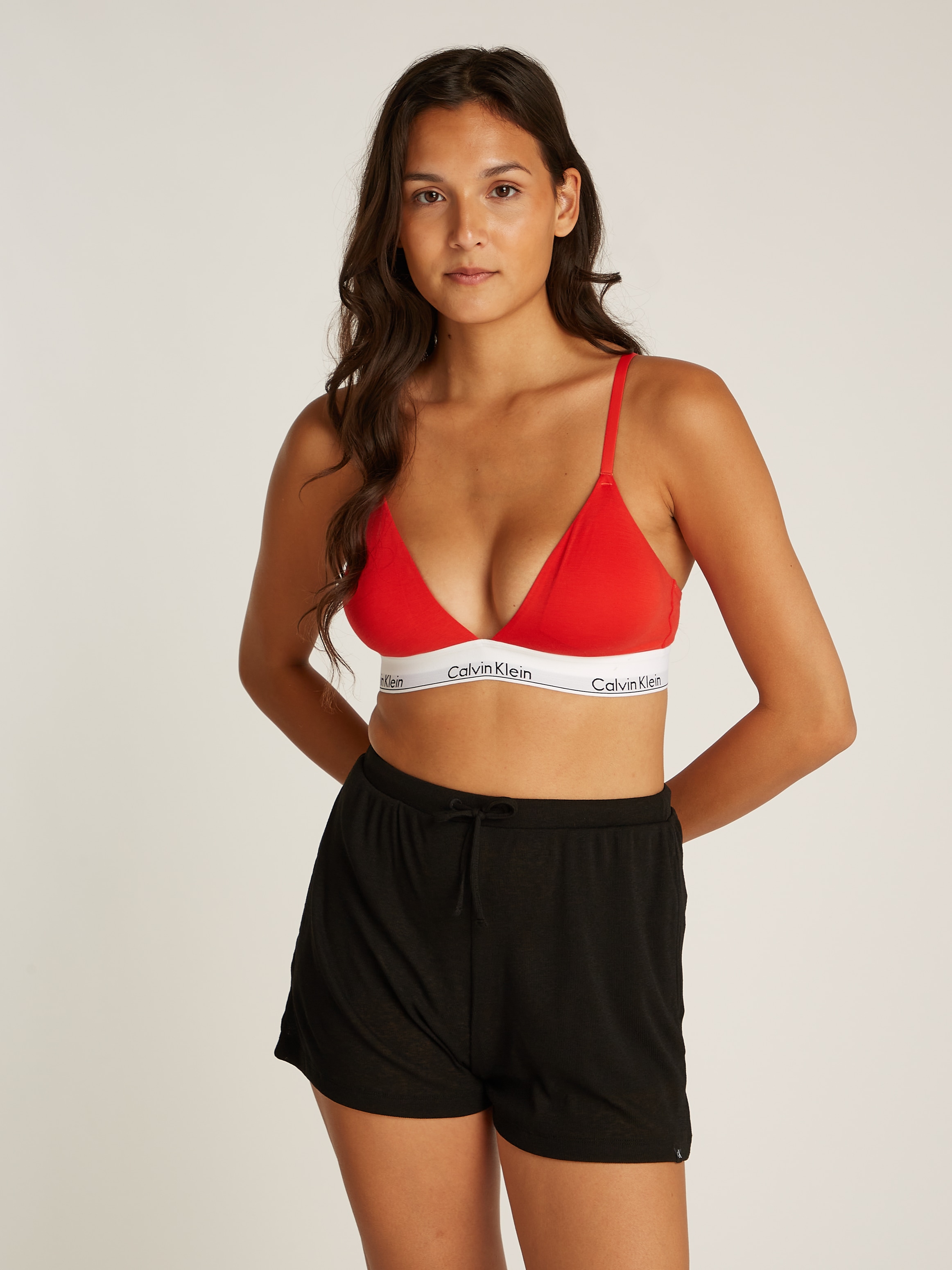 Calvin Klein Underwear Triangel-BH »LGHT LINED TRIANGLE«, mit CK-Logo am Bund