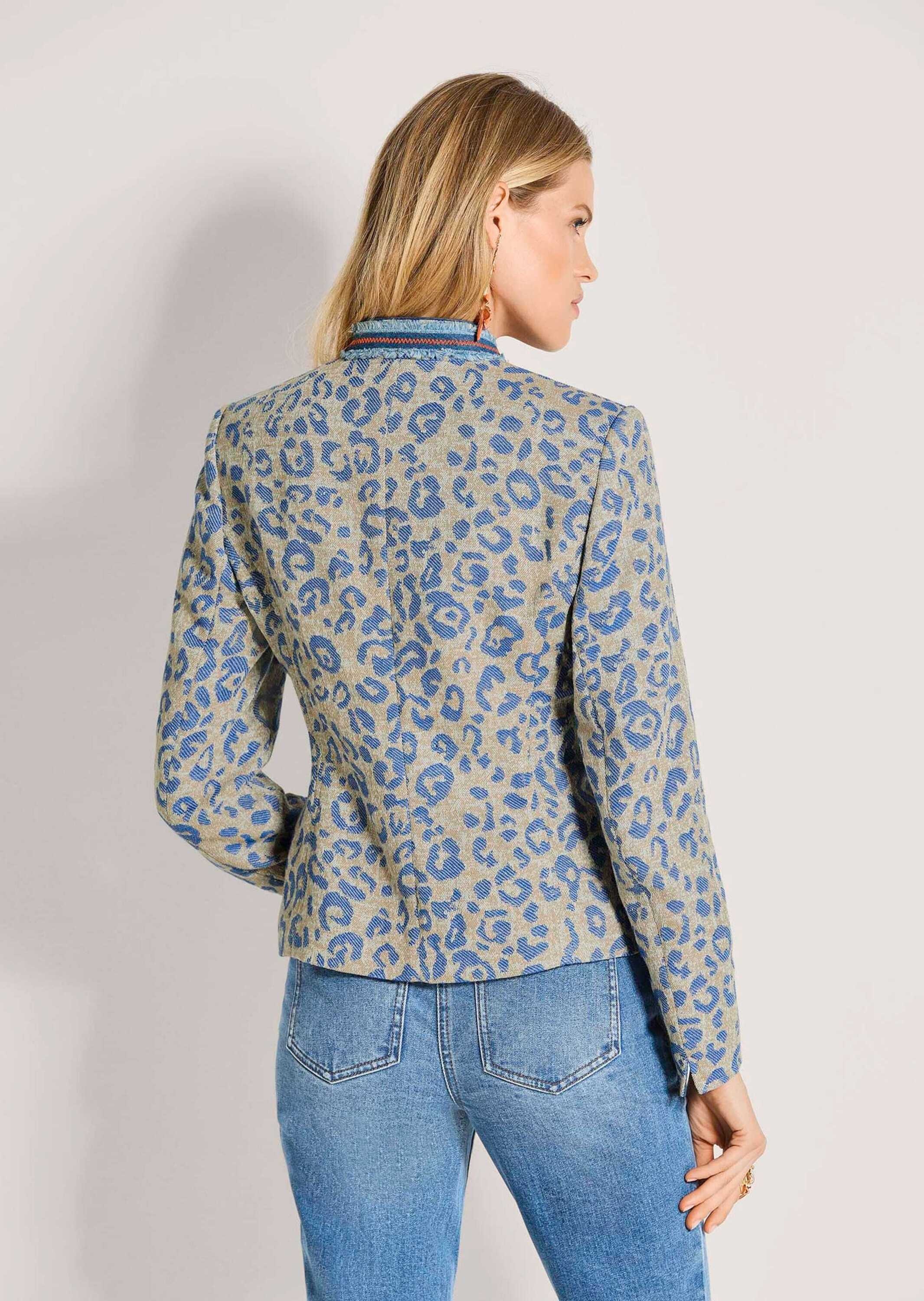 MADELEINE Jackenblazer »Blazer Jacquardblazer mit Leo-Muster« Leo-Jacquard