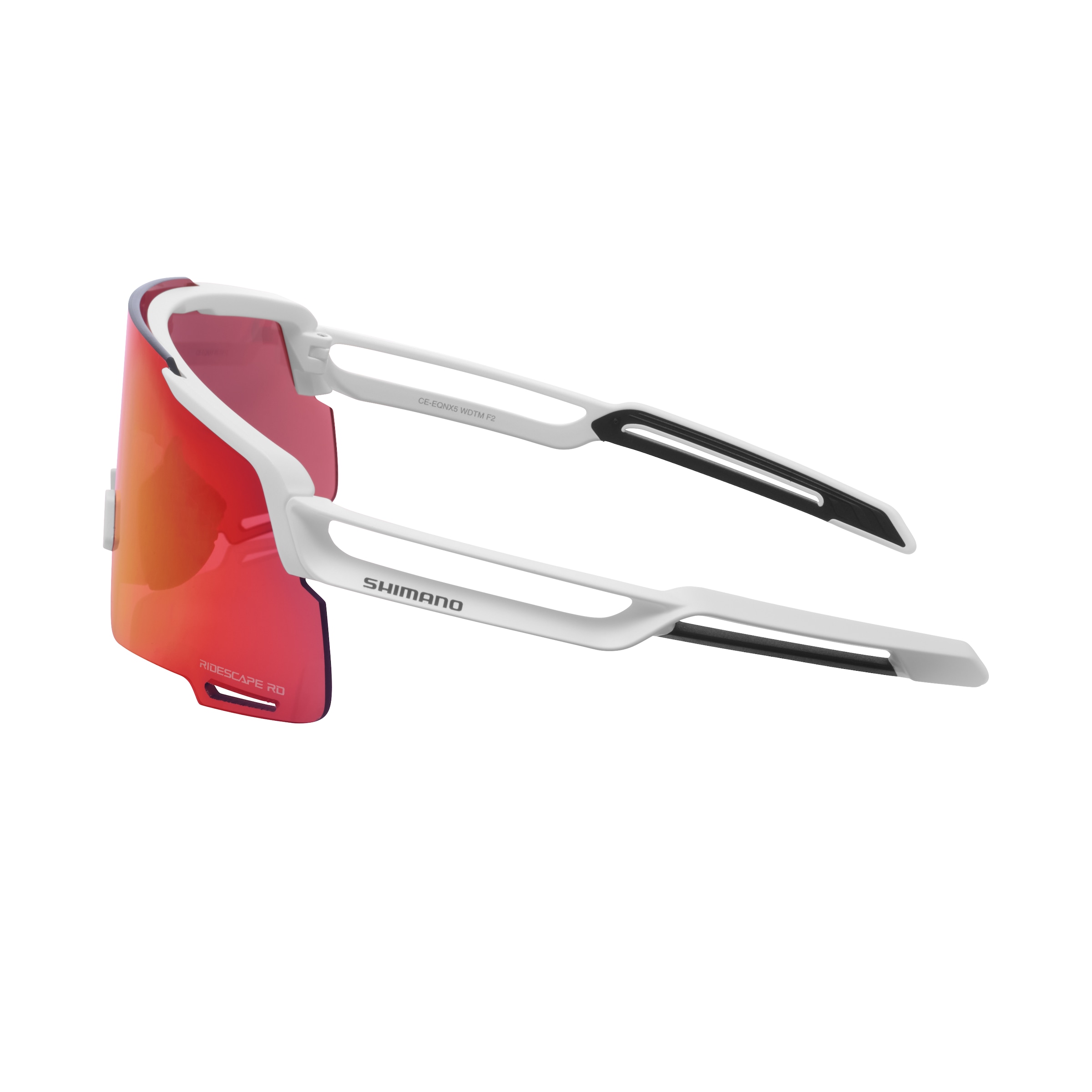 Shimano Fahrradbrille »Fahrrad- Sonnenbrille EQUINOX 5 Ridescape Road, Matte White«