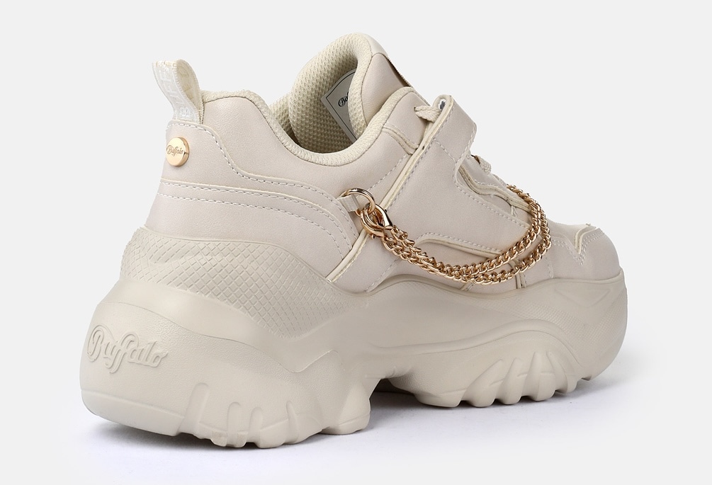 Buffalo Plateausneaker »Bliss Chain«  Halbschuh, Schnürschuh, Chunky Sneaker mit Zierkette