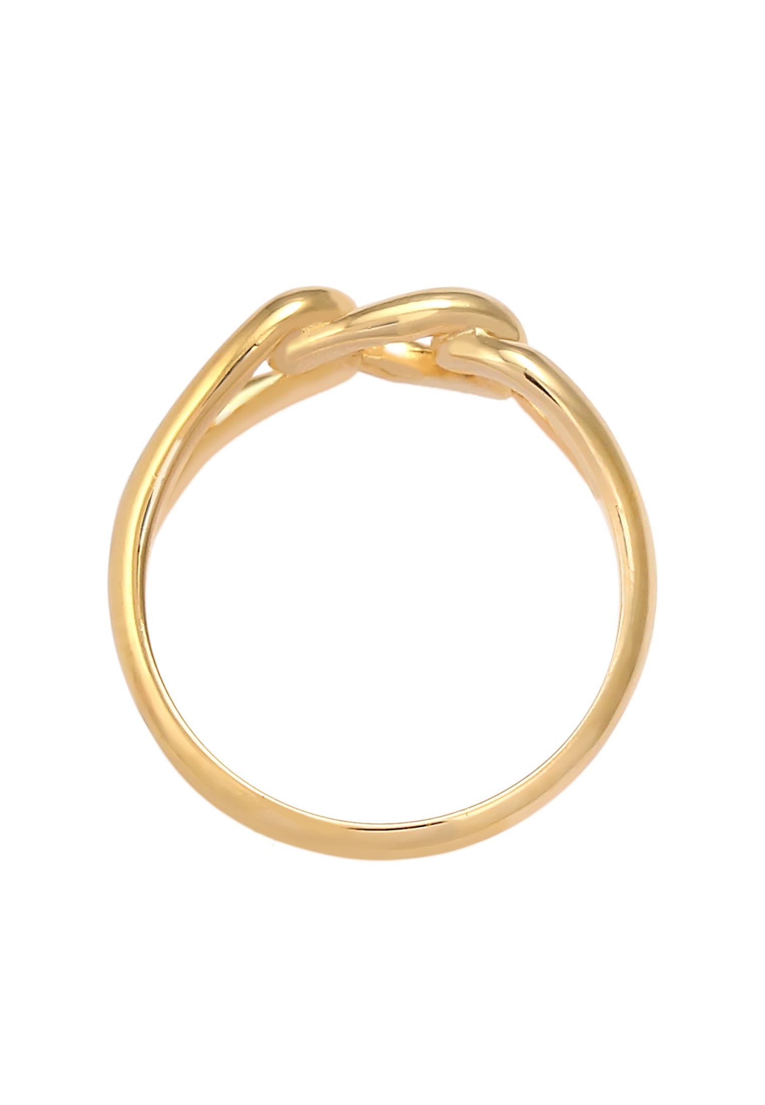 Elli Silberring »Ring Knoten Symbol Chain Look 925 Silber«